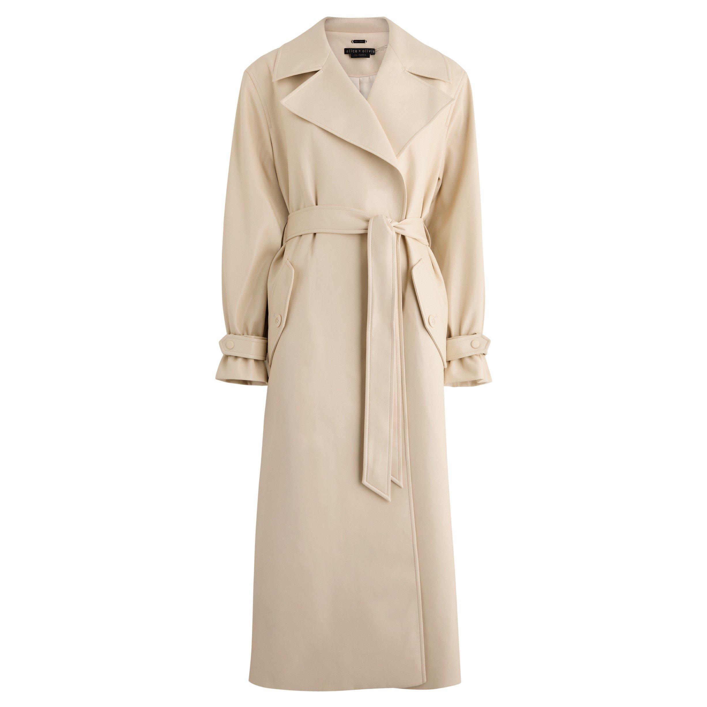 CREAM - Alice And Olivia - C LS SULLIVAN VEGAN MAXI TRENC