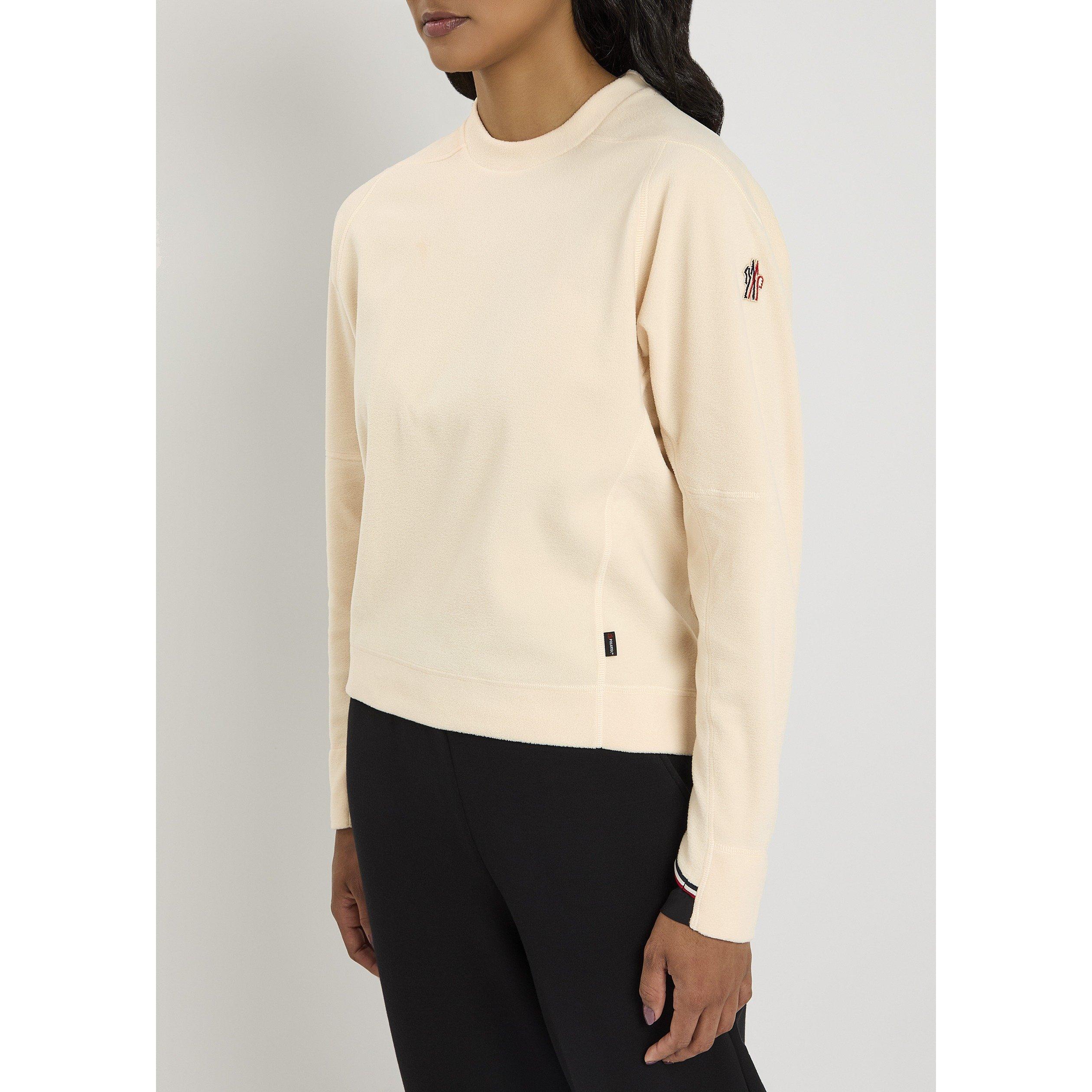 CREAM - Moncler - Women's Crew-Neck Sweatshirt - 2