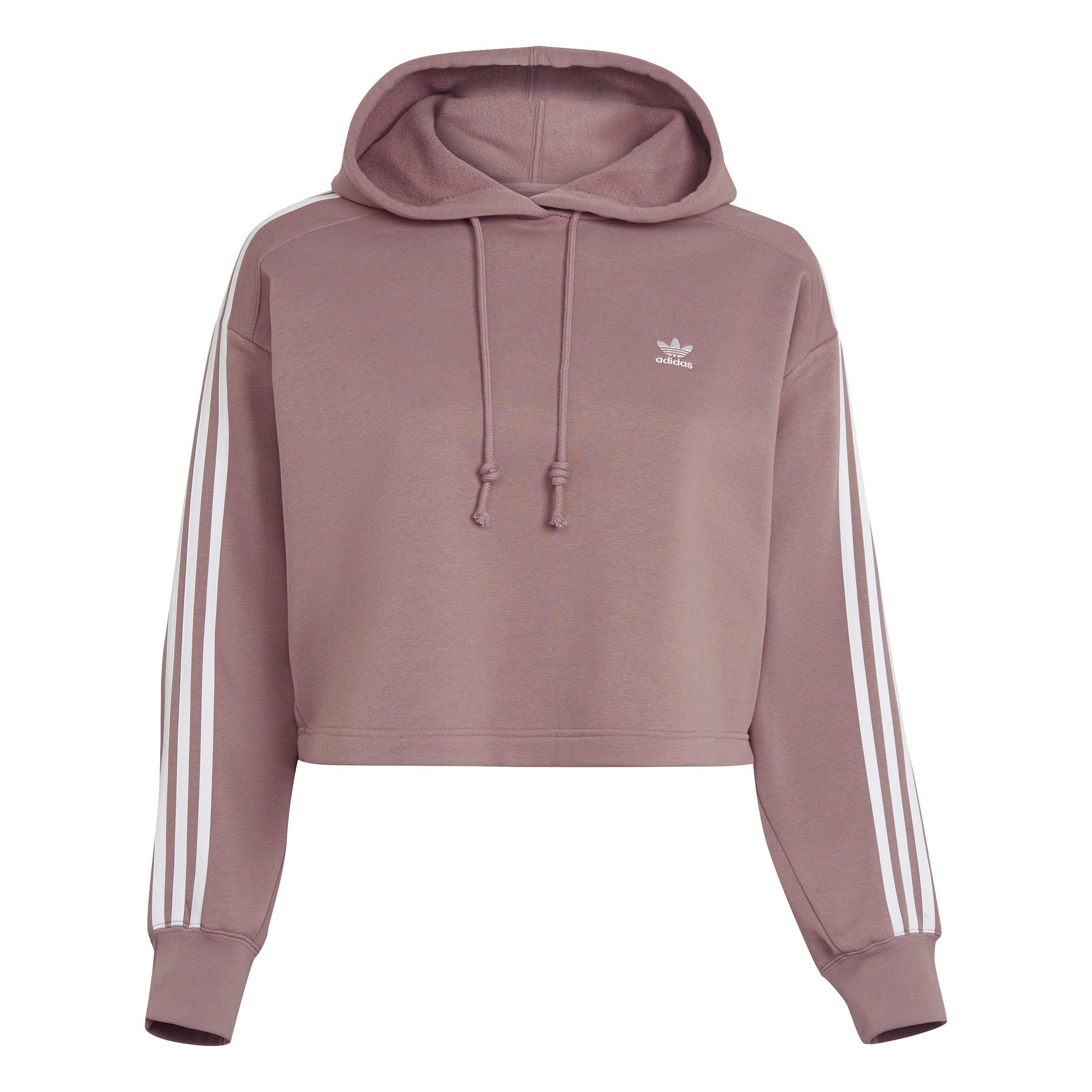 Clothing Adidas Originals Adicolor Cropped Hoodie In Lilac Adidas