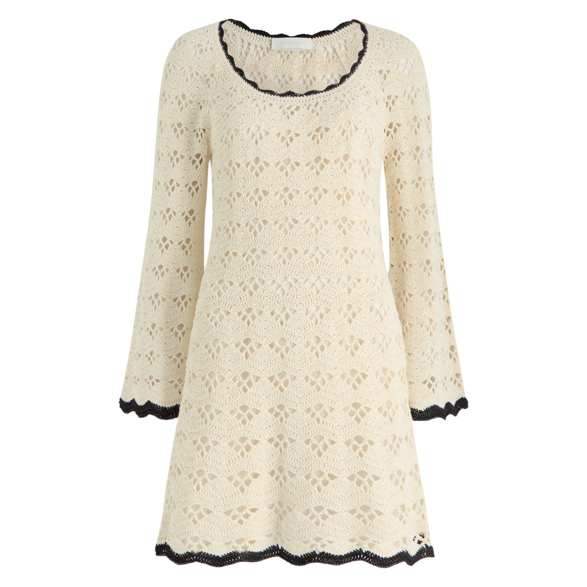 CREAM AND OTHER - Zimmermann - RHIANNON CROCHET DRESS