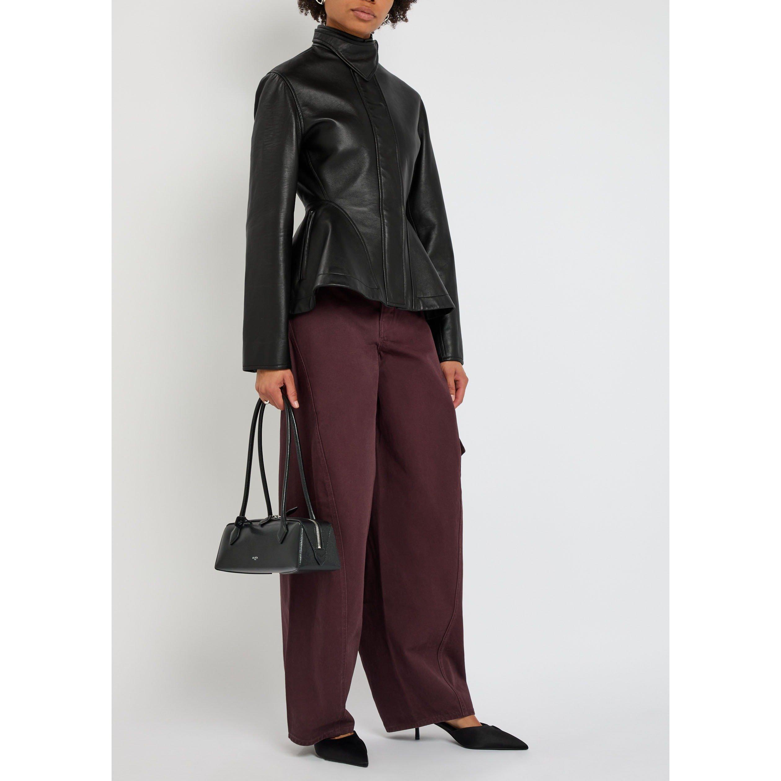 BLACK - Alaia - PEPLUM JACKET - 5