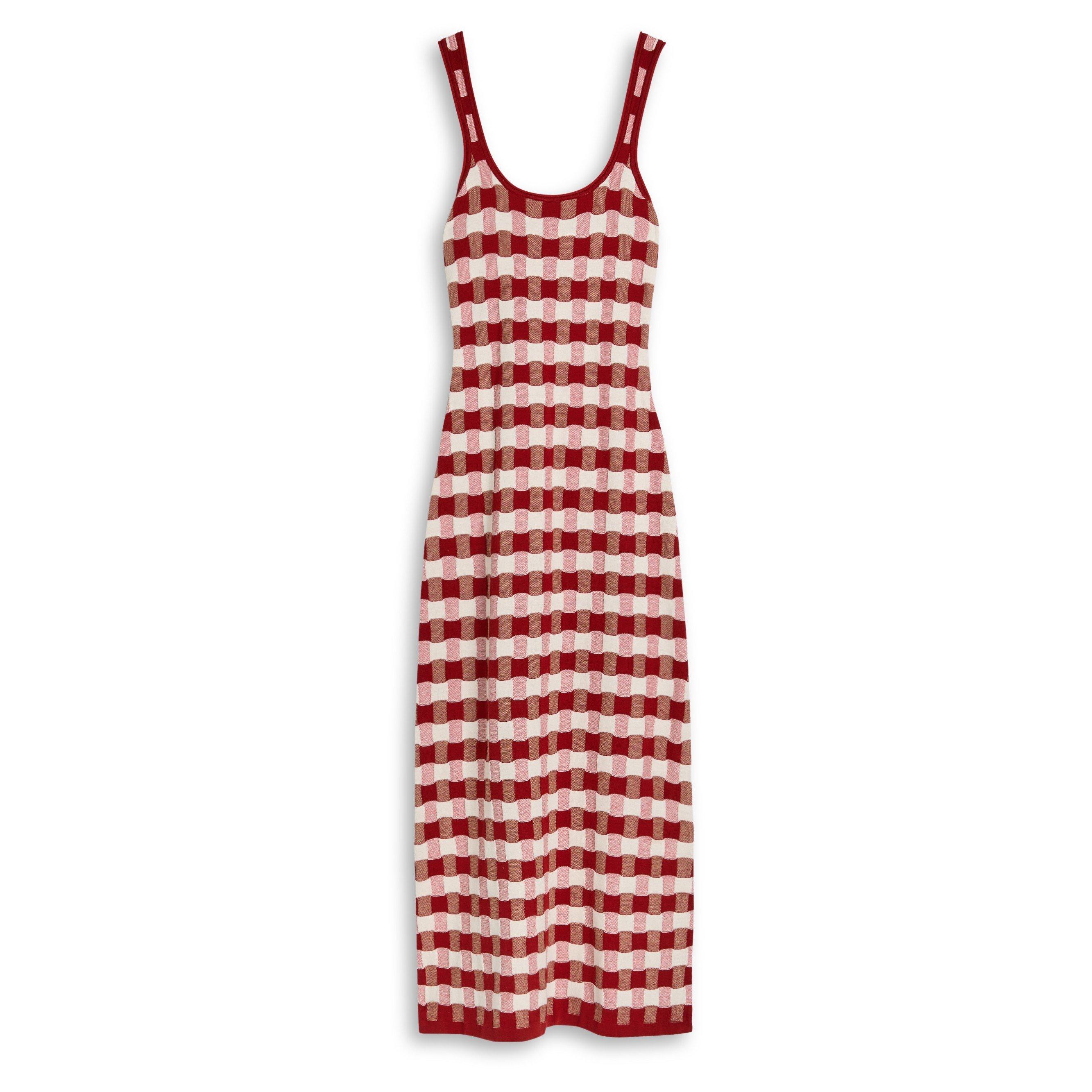 RED AND OTHER - House Of Sunny - LD THE PICNIC HOCKNEY DRESS