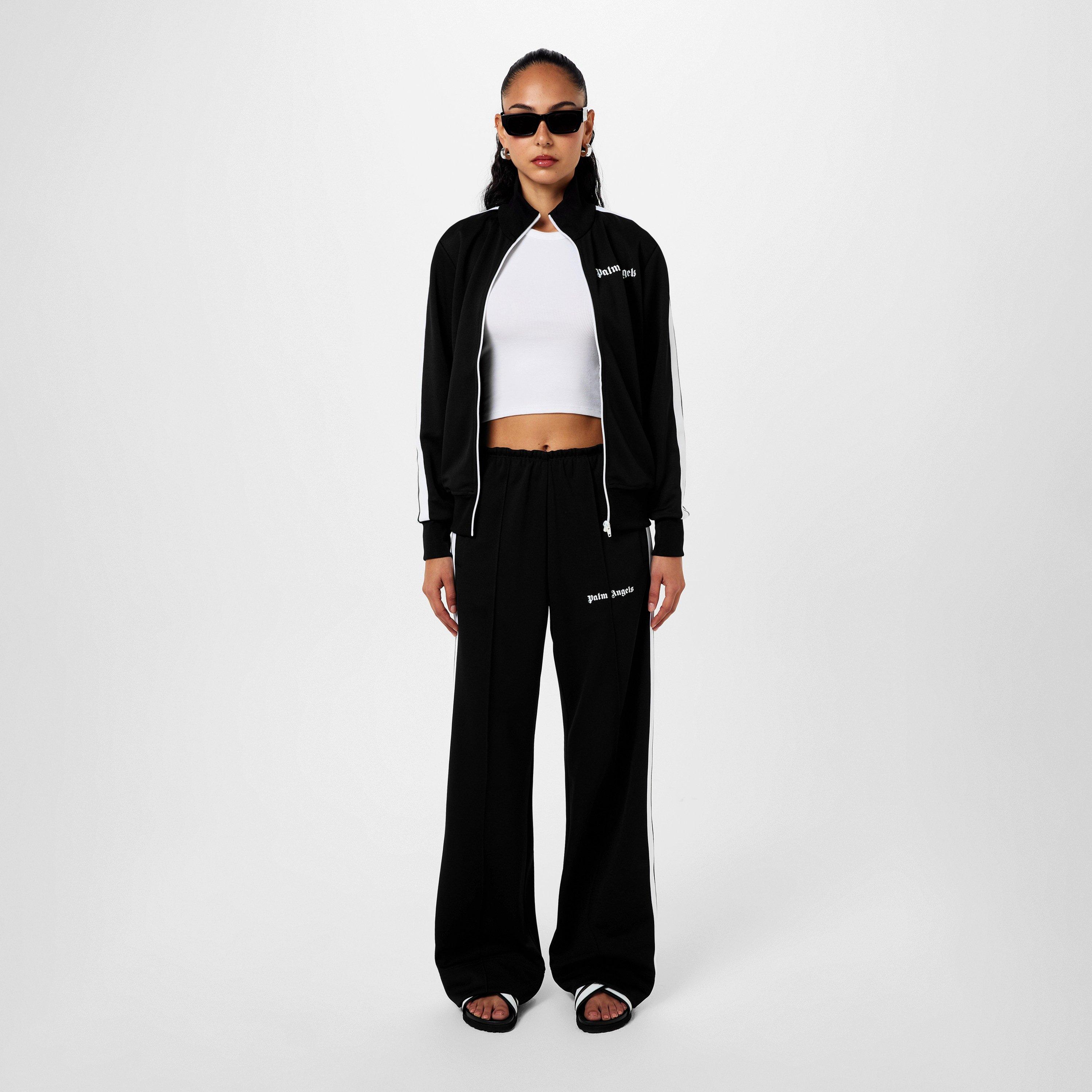 Black/Wht 1001 - Palm Angels - Track Zip Jacket - 4