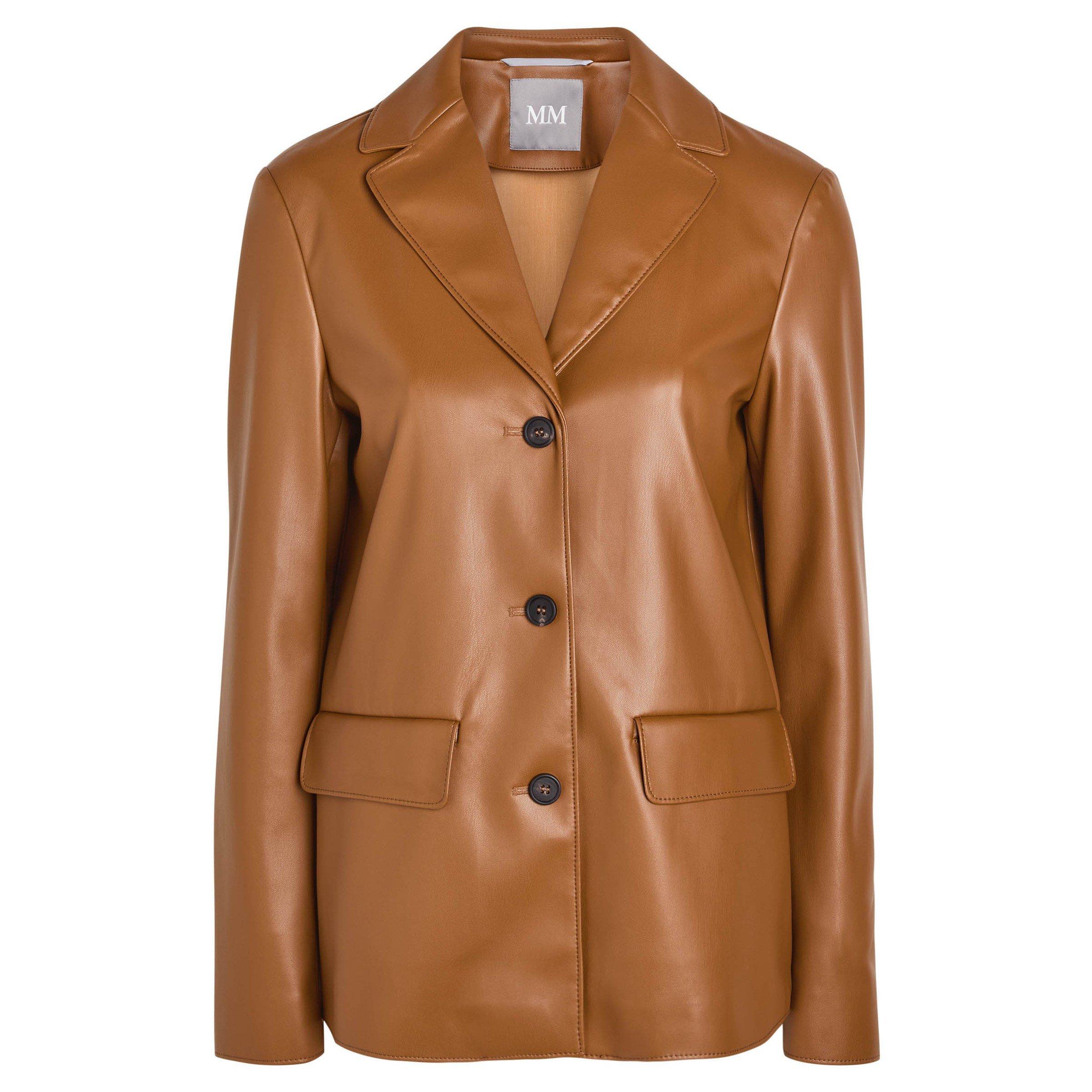 BROWN - Max Mara - J ALBATRO 3 BUTTON JACKET