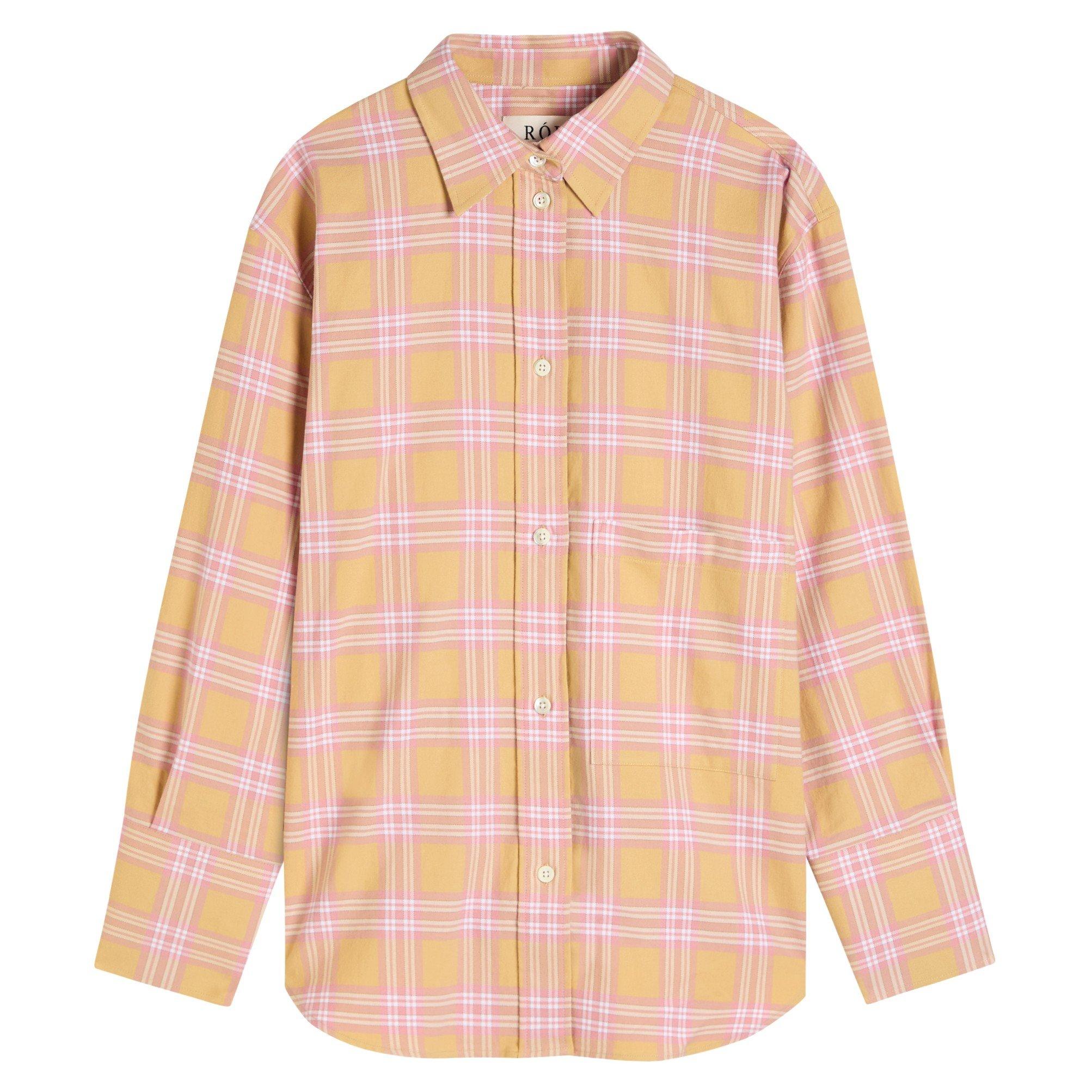 PINK AND OTHER - Rohe - CHECK FLANNEL OVERSHIRT