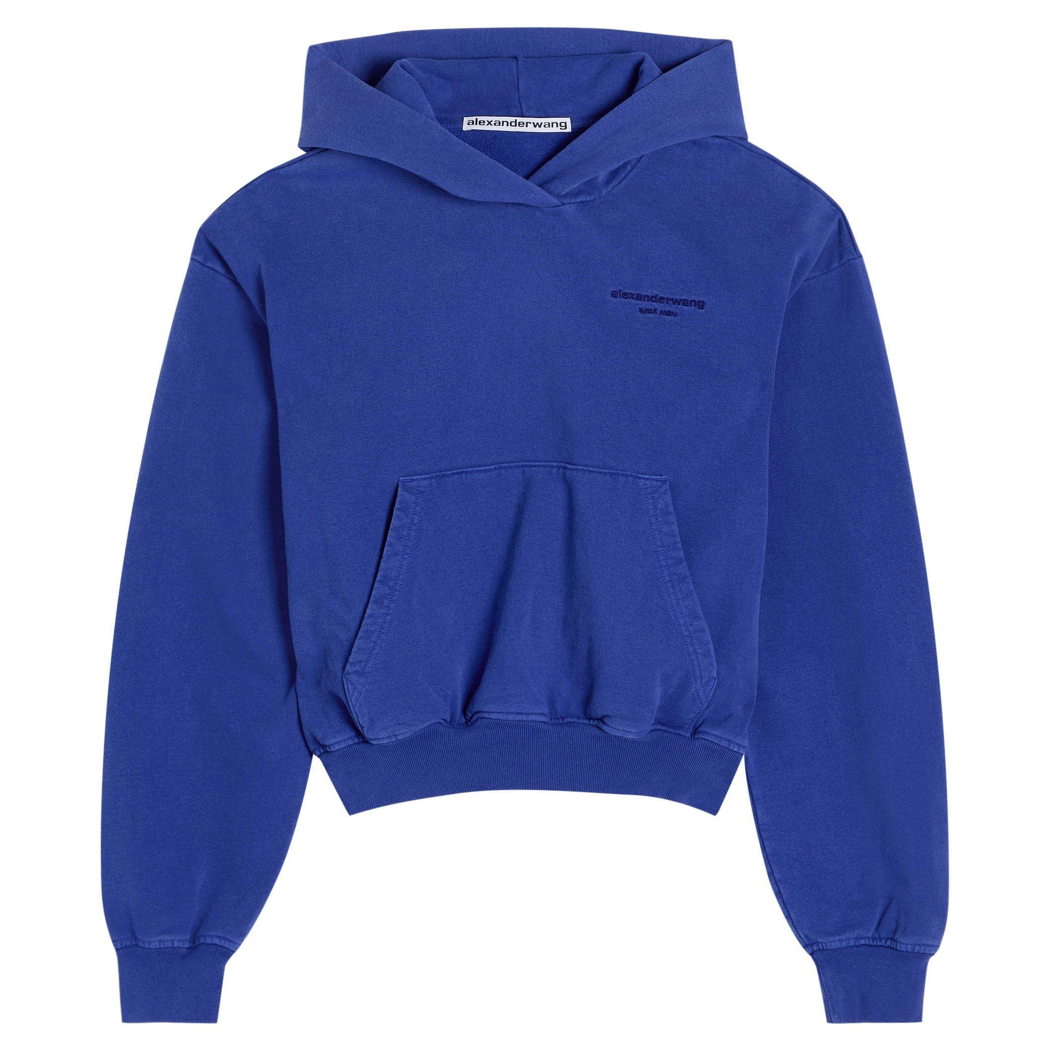 BLUE - Alexander Wang - BUBBLE HOODIE