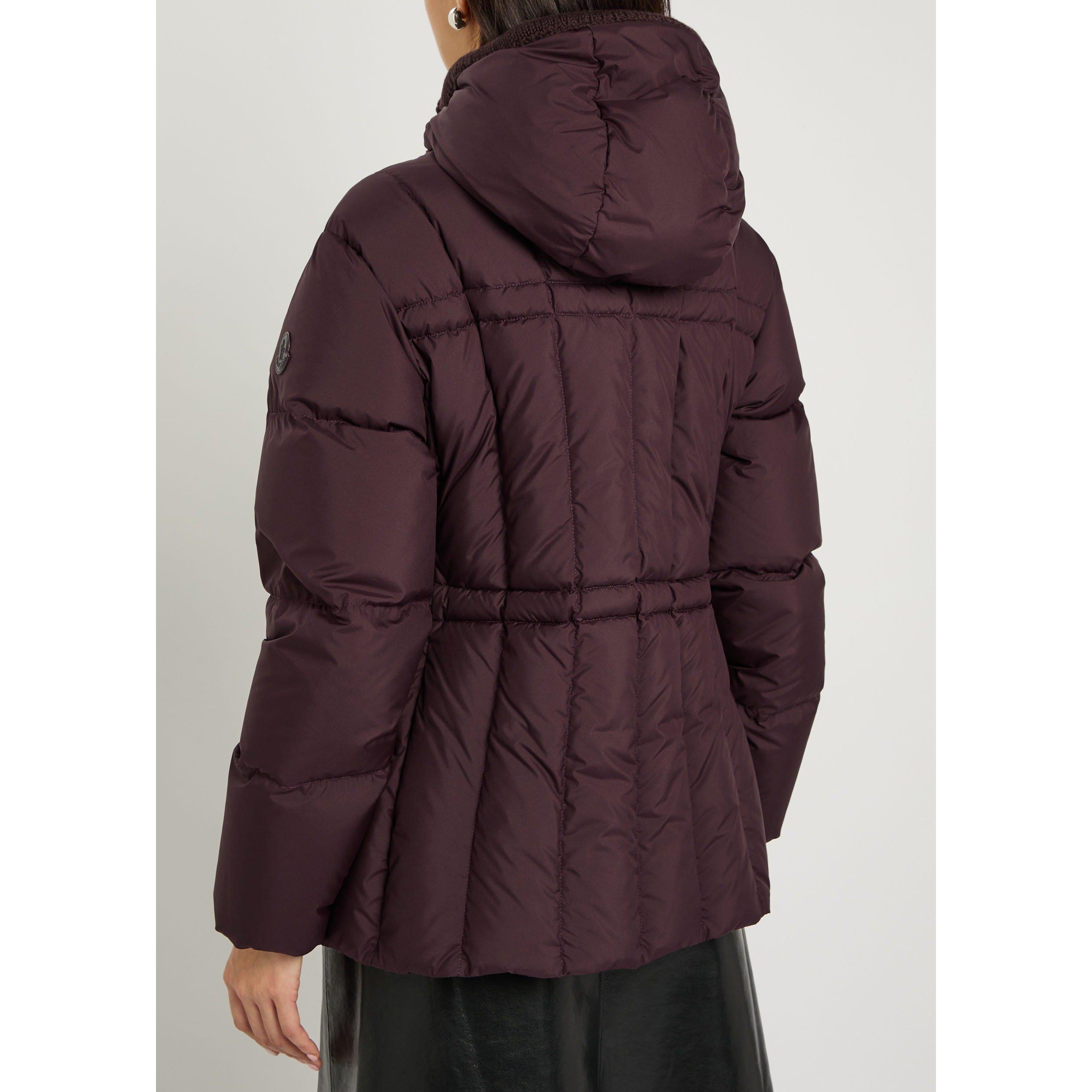 BURGUNDY - Moncler - Women's Estom Short Puffer Jacket - 3