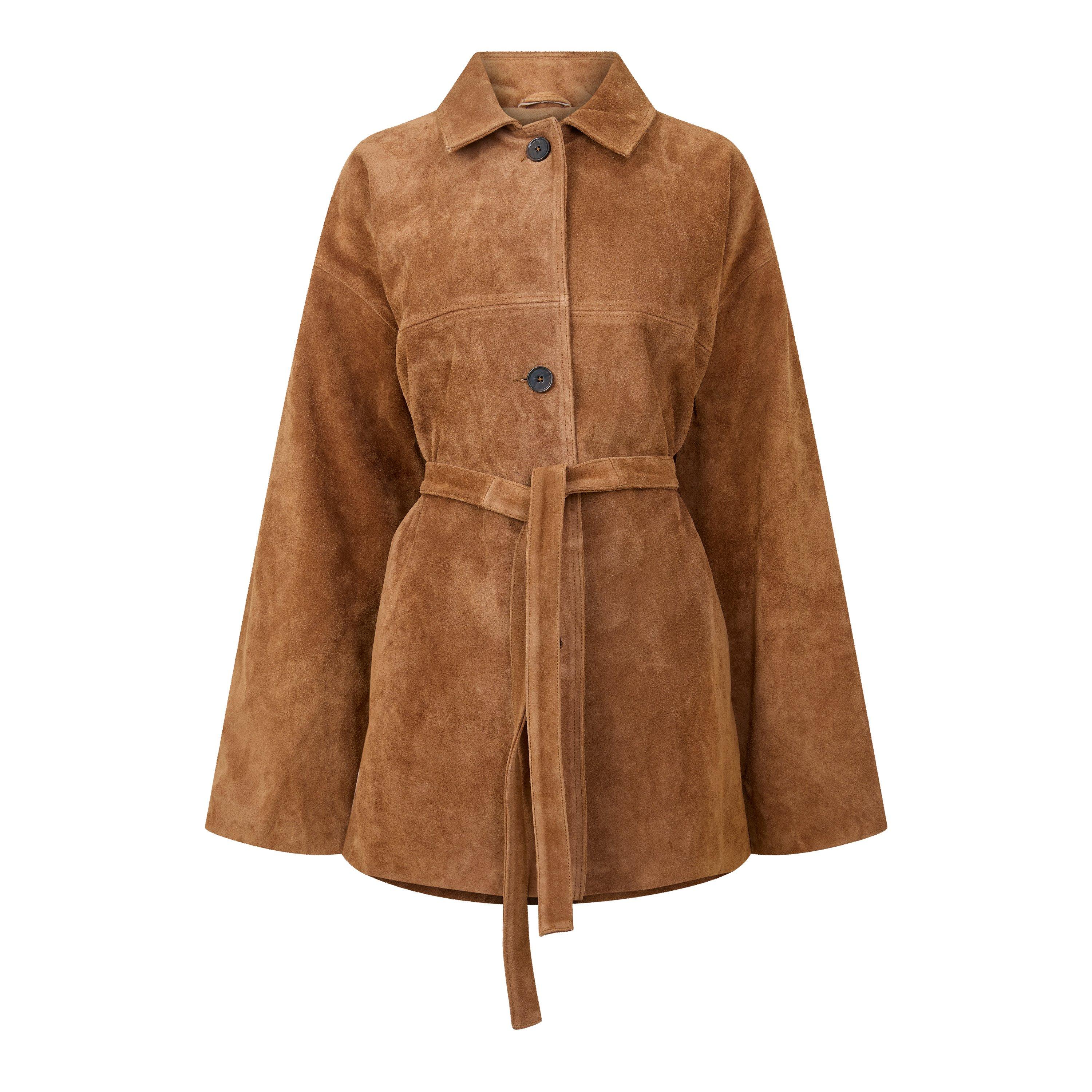 Arma Women's J Cressida Gritty Suede Leather Jacket