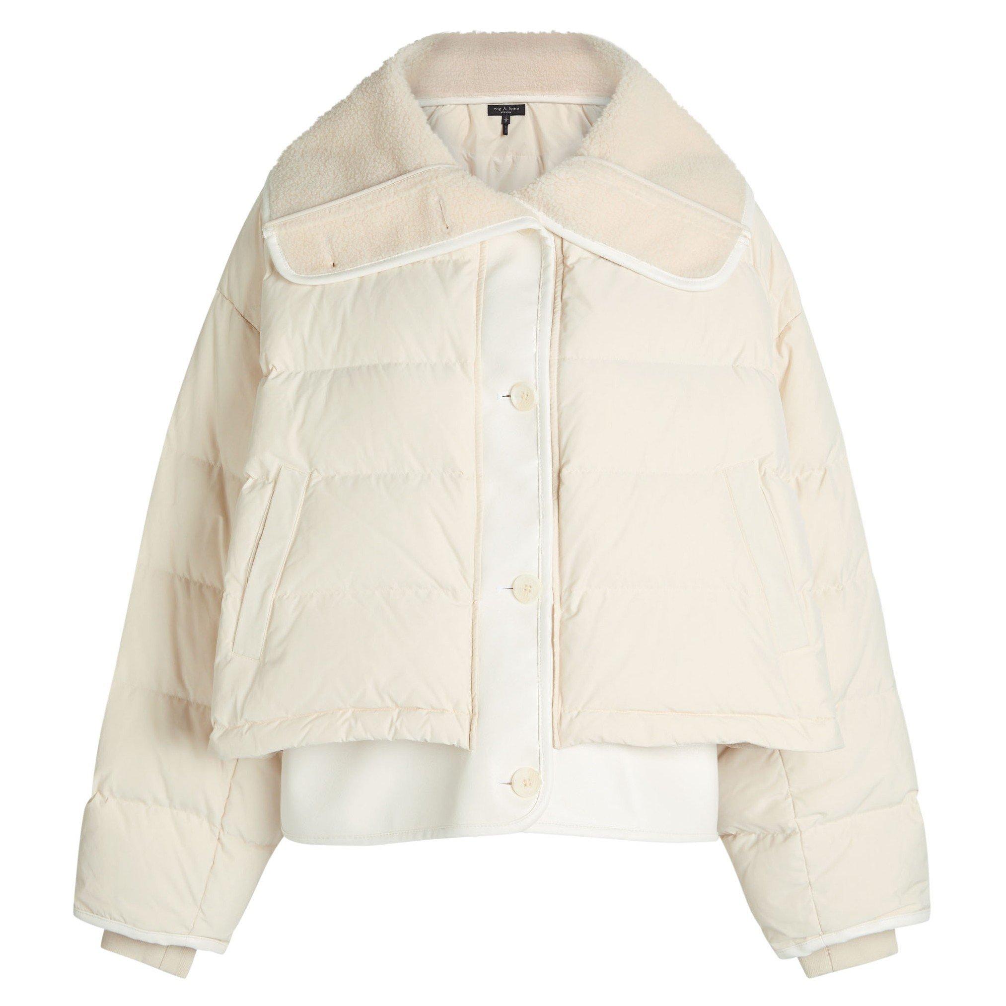 OFF WHITE - Rag and Bone - JA GLORIA PUFFER JACKET