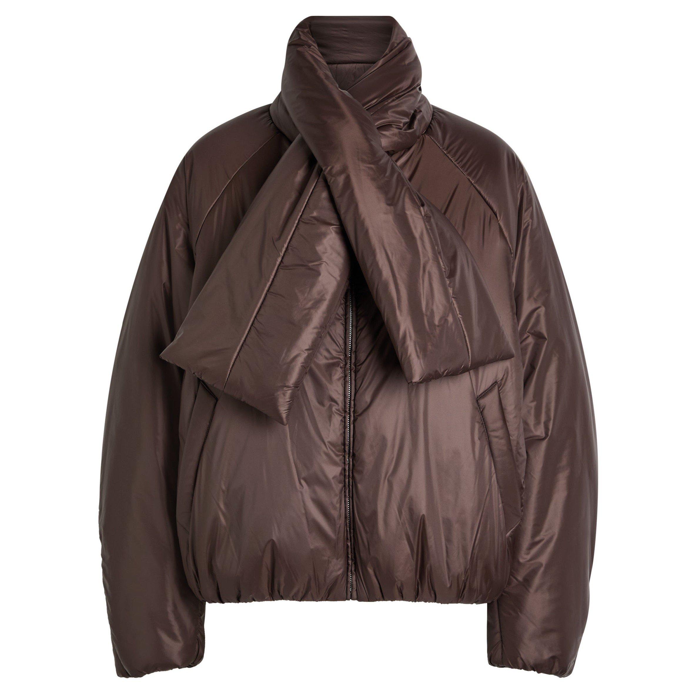 CHOCOLATE - Armarium - J LANA SMOOTH PADDED JACKET