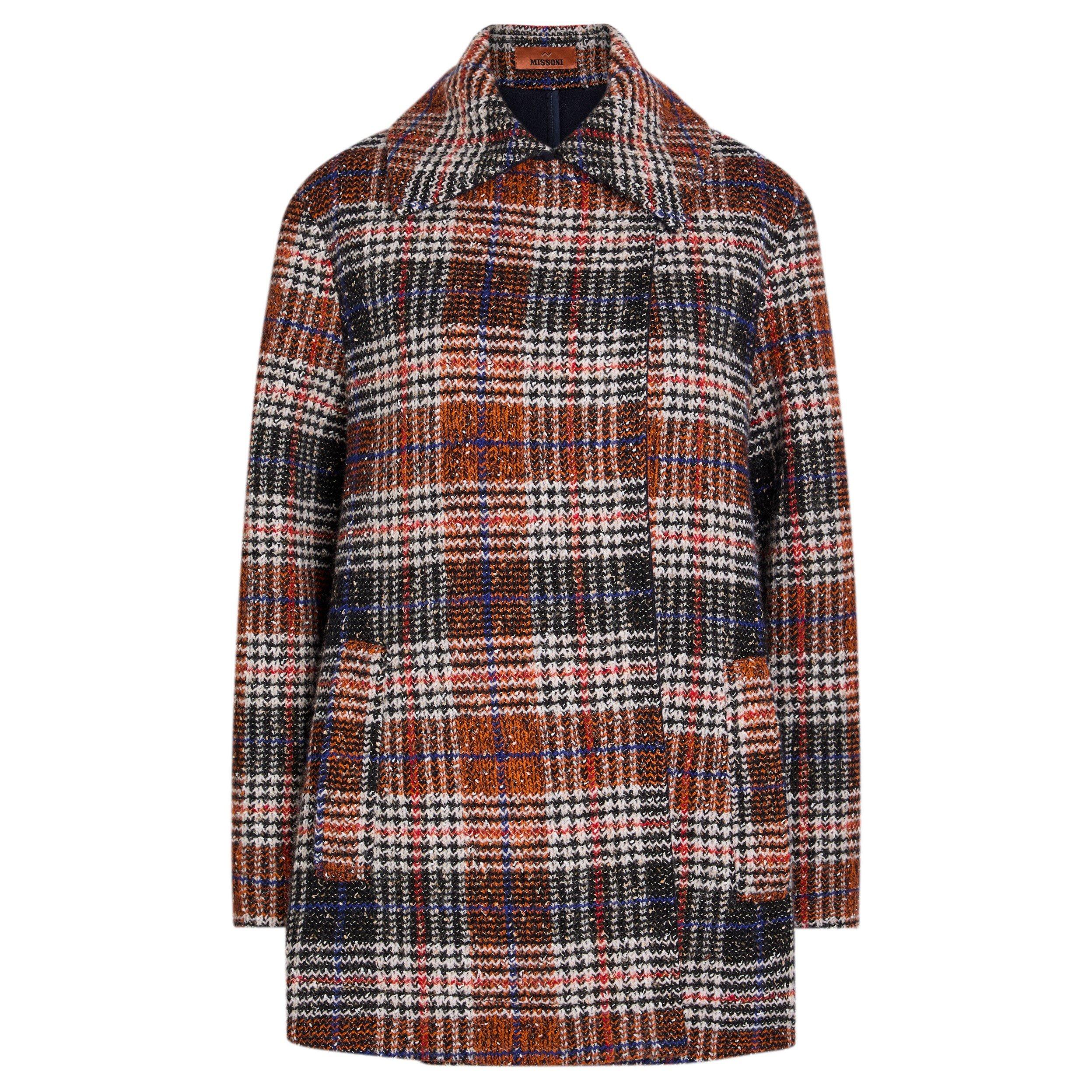 RED AND OTHER - Missoni - C DOUBLE BREASTED PEACOAT - 1