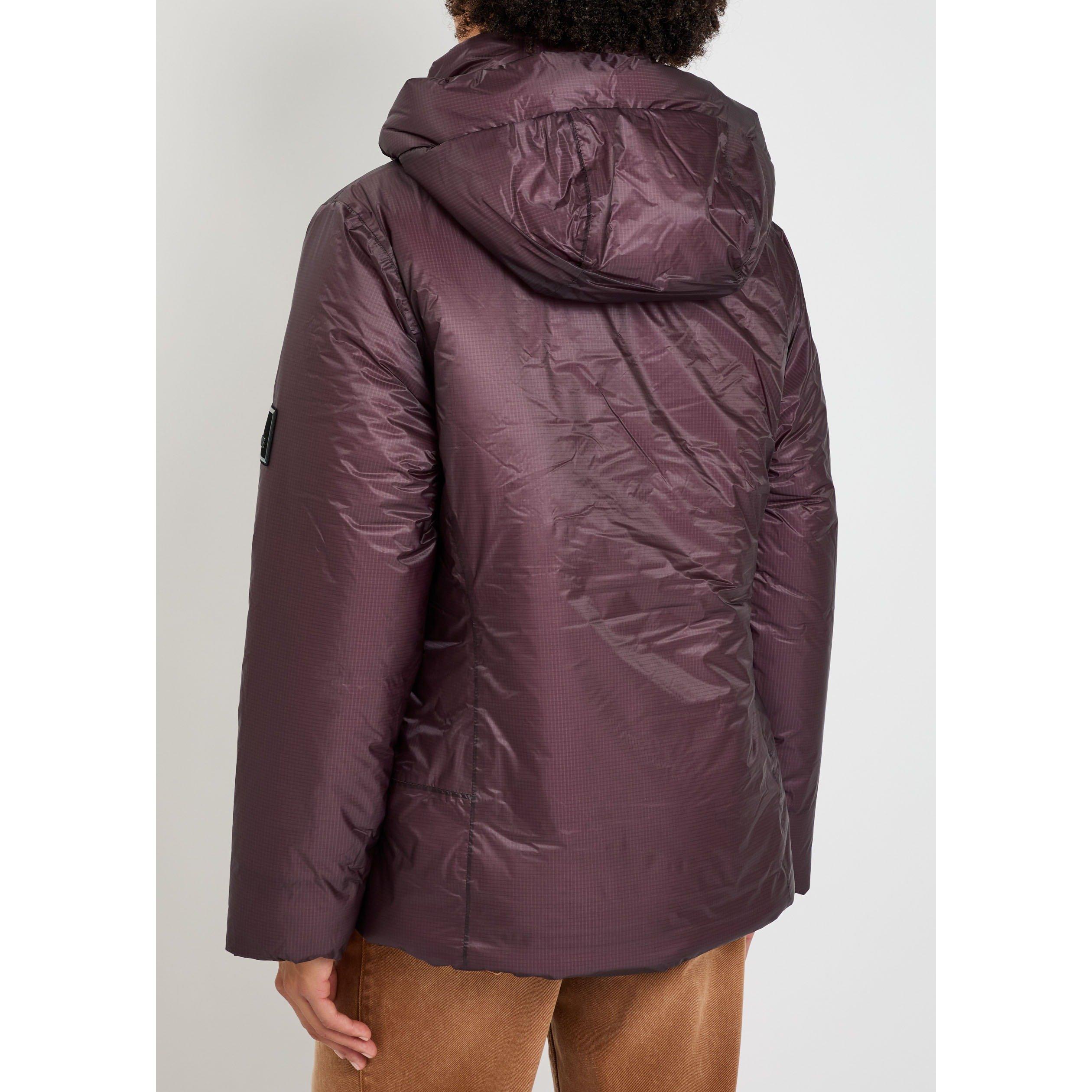 BURGUNDY - Rains - C Torna Insulated Curve Jacket - 3