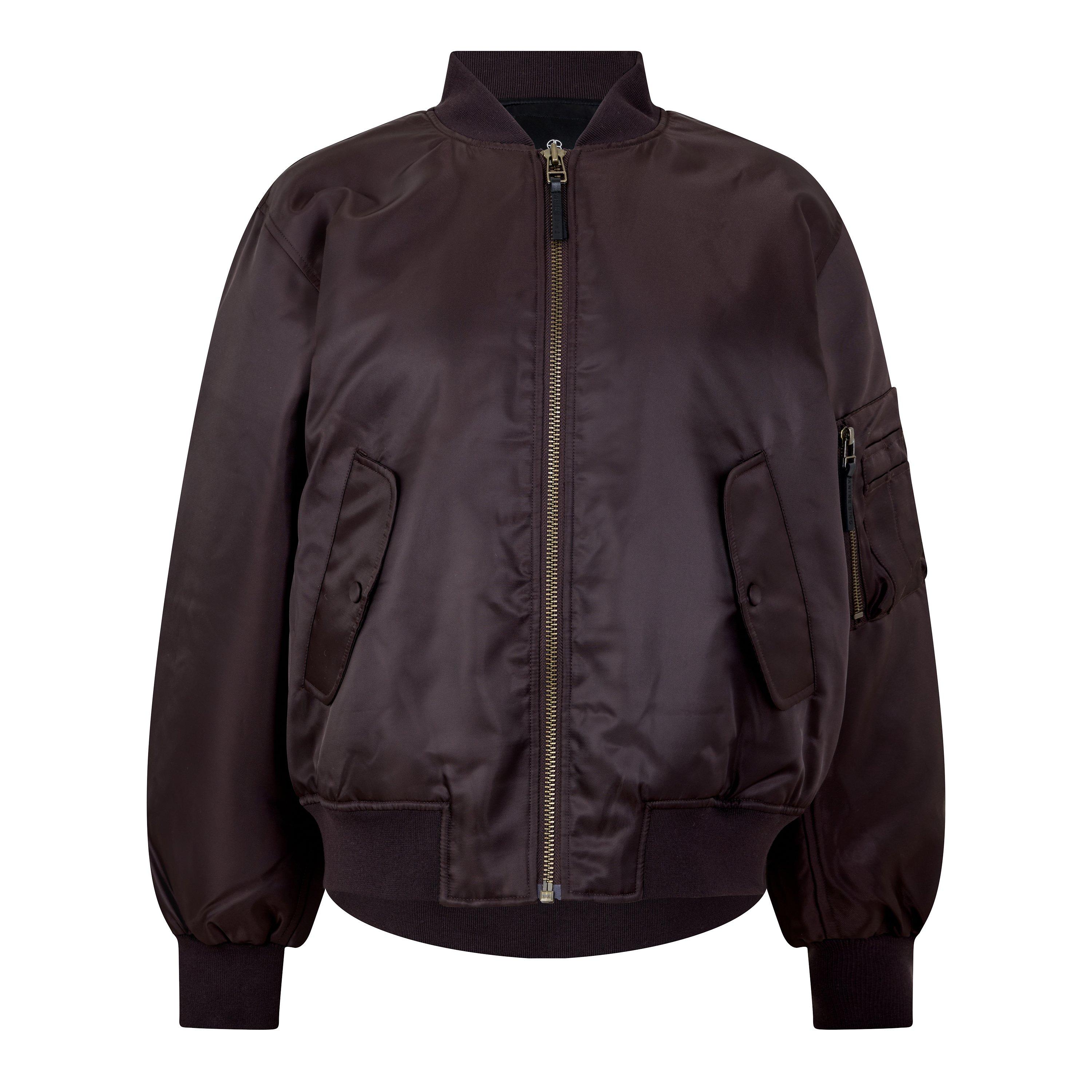 DARK BROWN - Anine Bing - JKT LEON BOMBER - 1