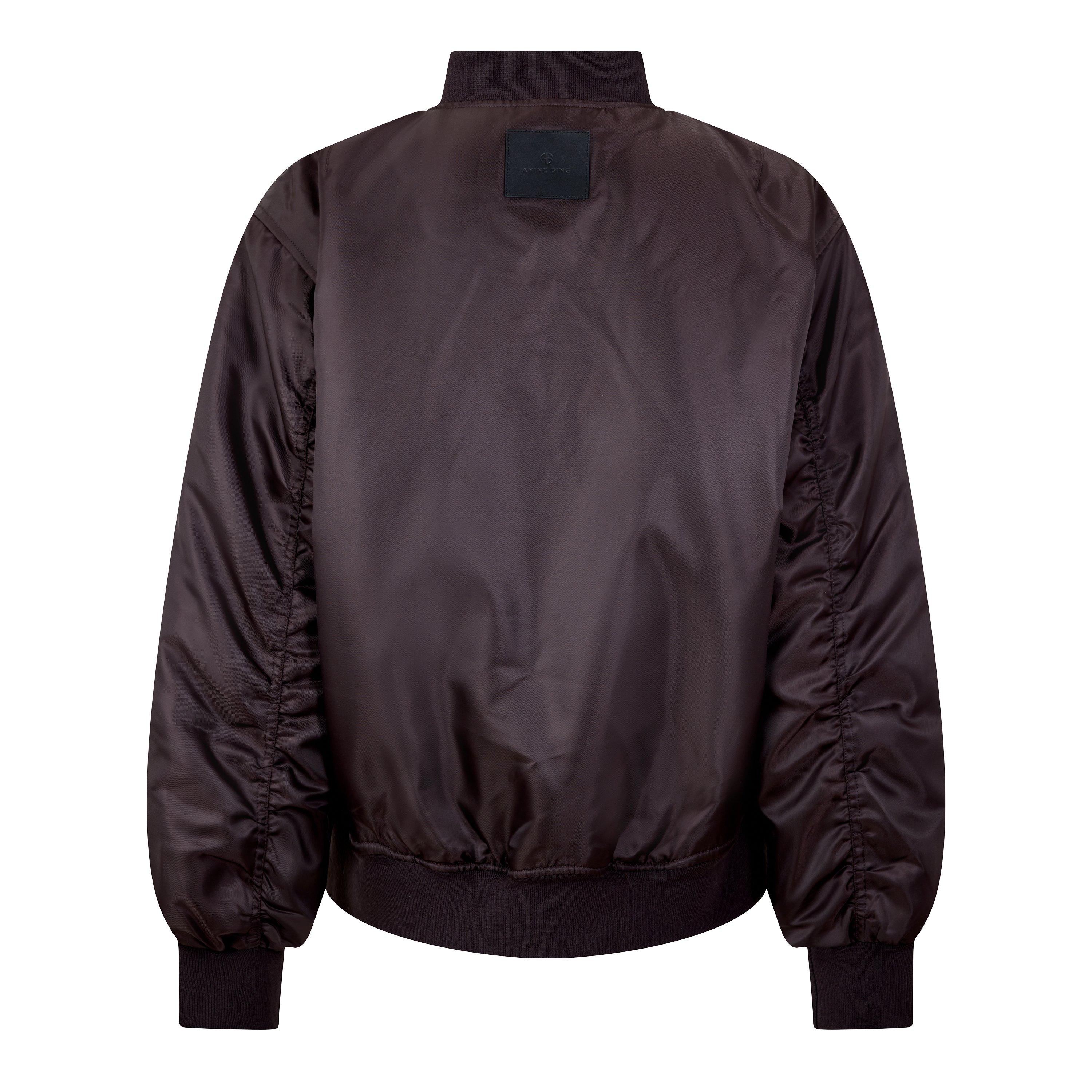 DARK BROWN - Anine Bing - JKT LEON BOMBER - 2