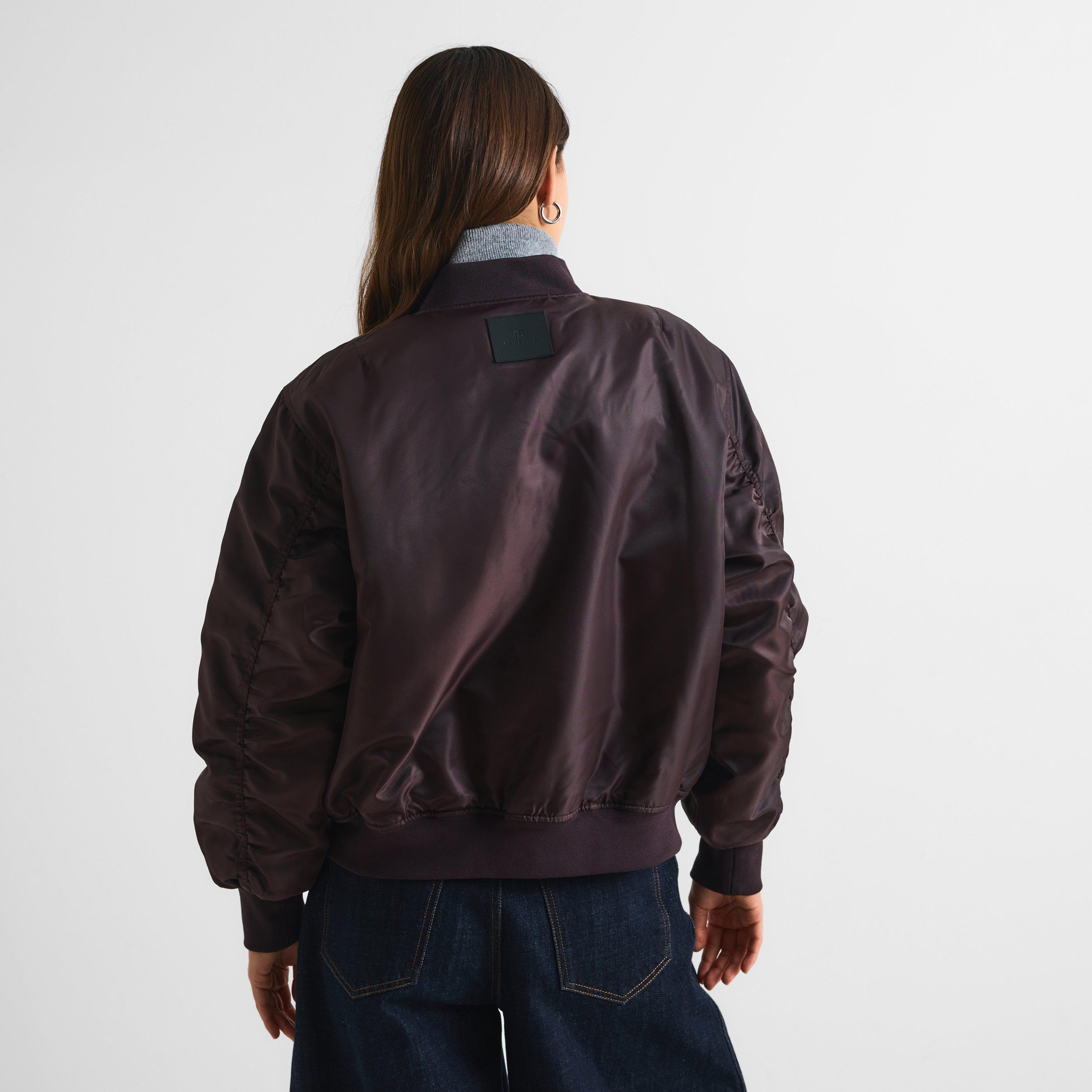 DARK BROWN - Anine Bing - JKT LEON BOMBER - 4