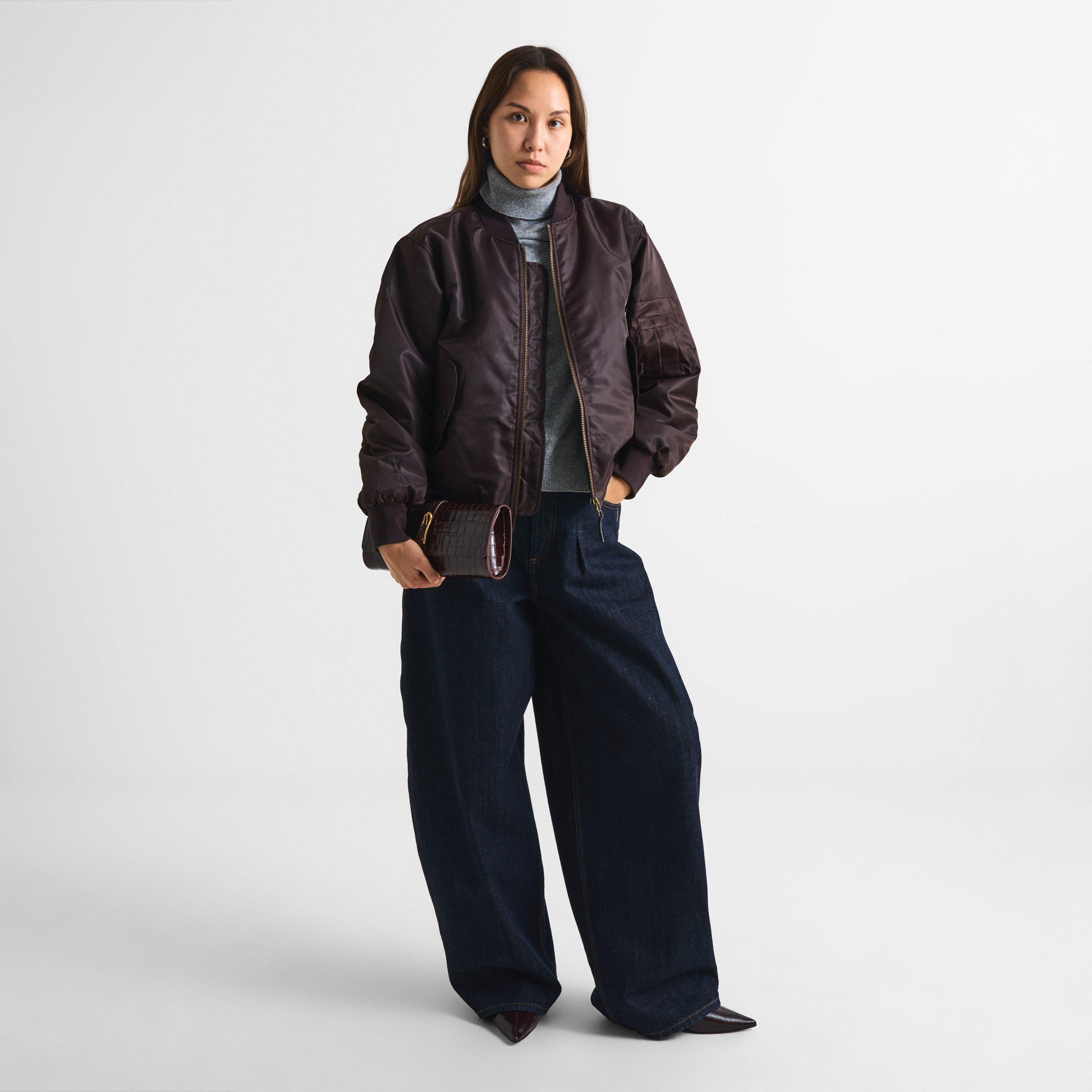 DARK BROWN - Anine Bing - JKT LEON BOMBER - 6