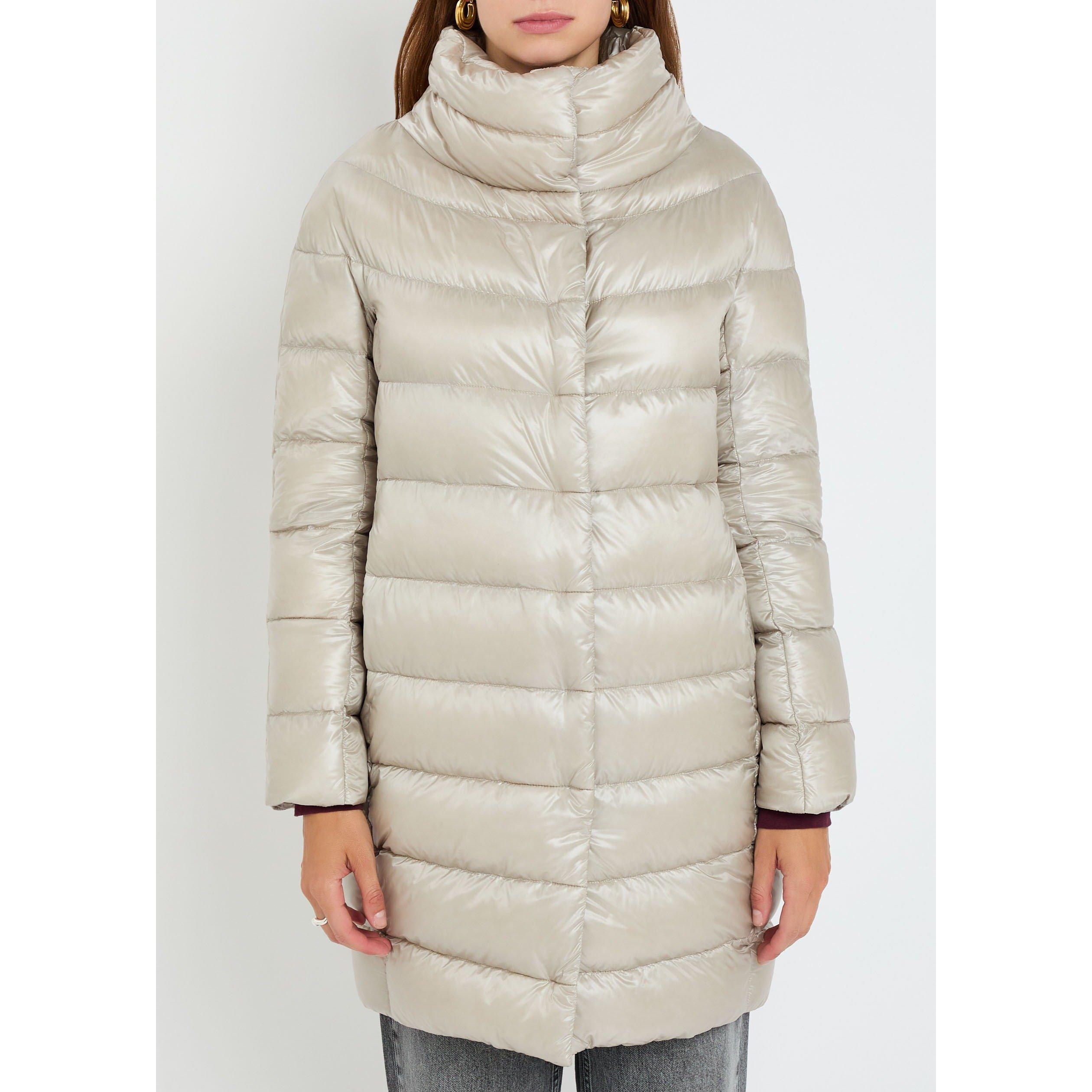 GREY - Herno - C ULTRALIGHT HIGH NK PFR COAT - 2