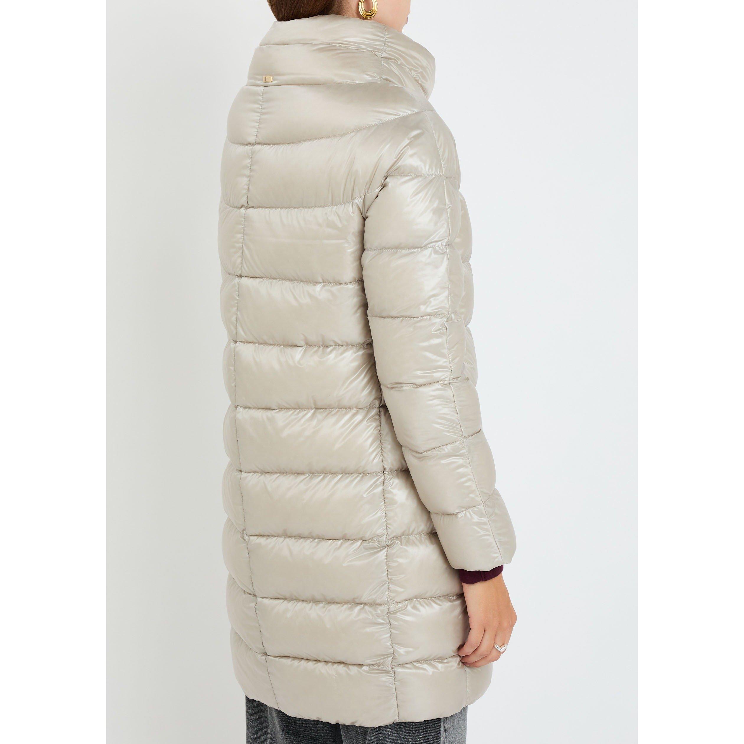GREY - Herno - C ULTRALIGHT HIGH NK PFR COAT - 3