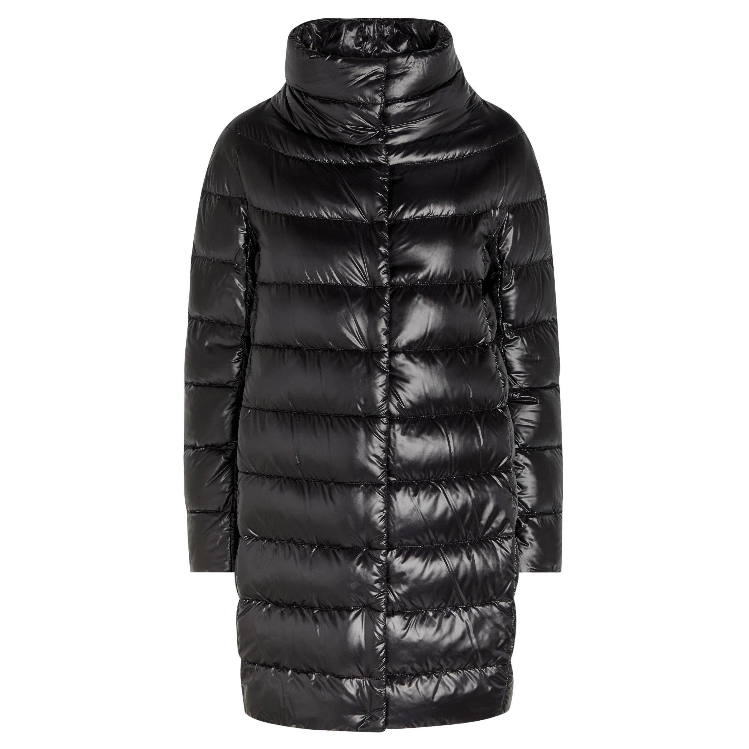 BLACK - Herno - C ULTRALIGHT HIGH NK PFR COAT