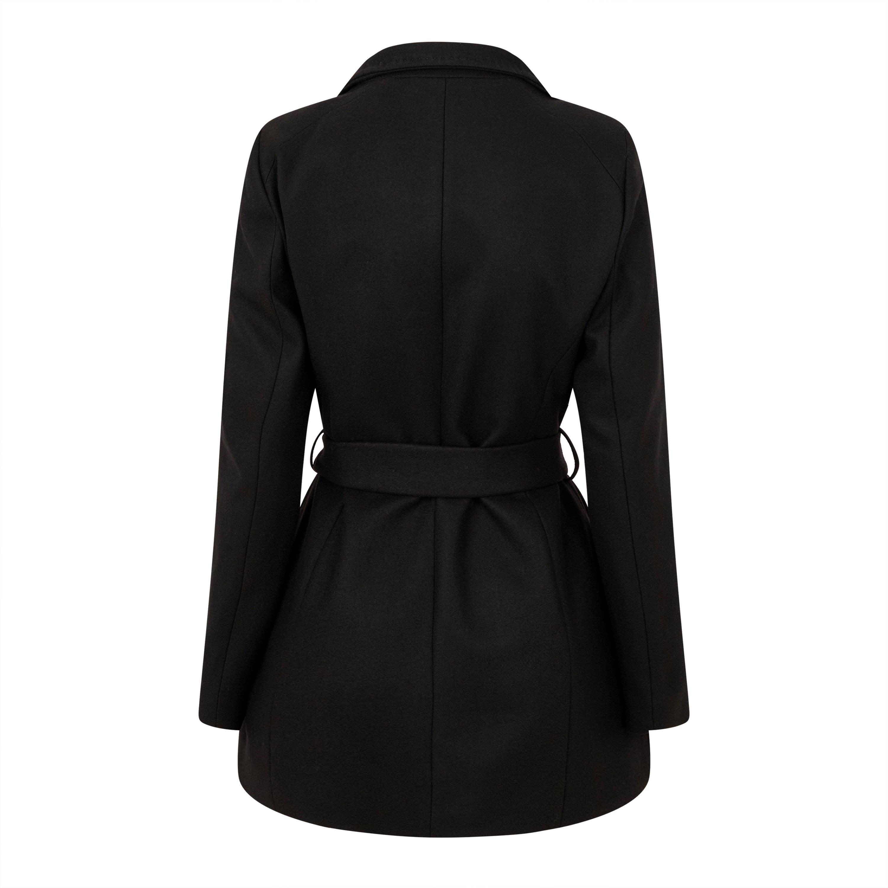 Nero - Ted Baker - Women's Short Belted Overcoat - 2