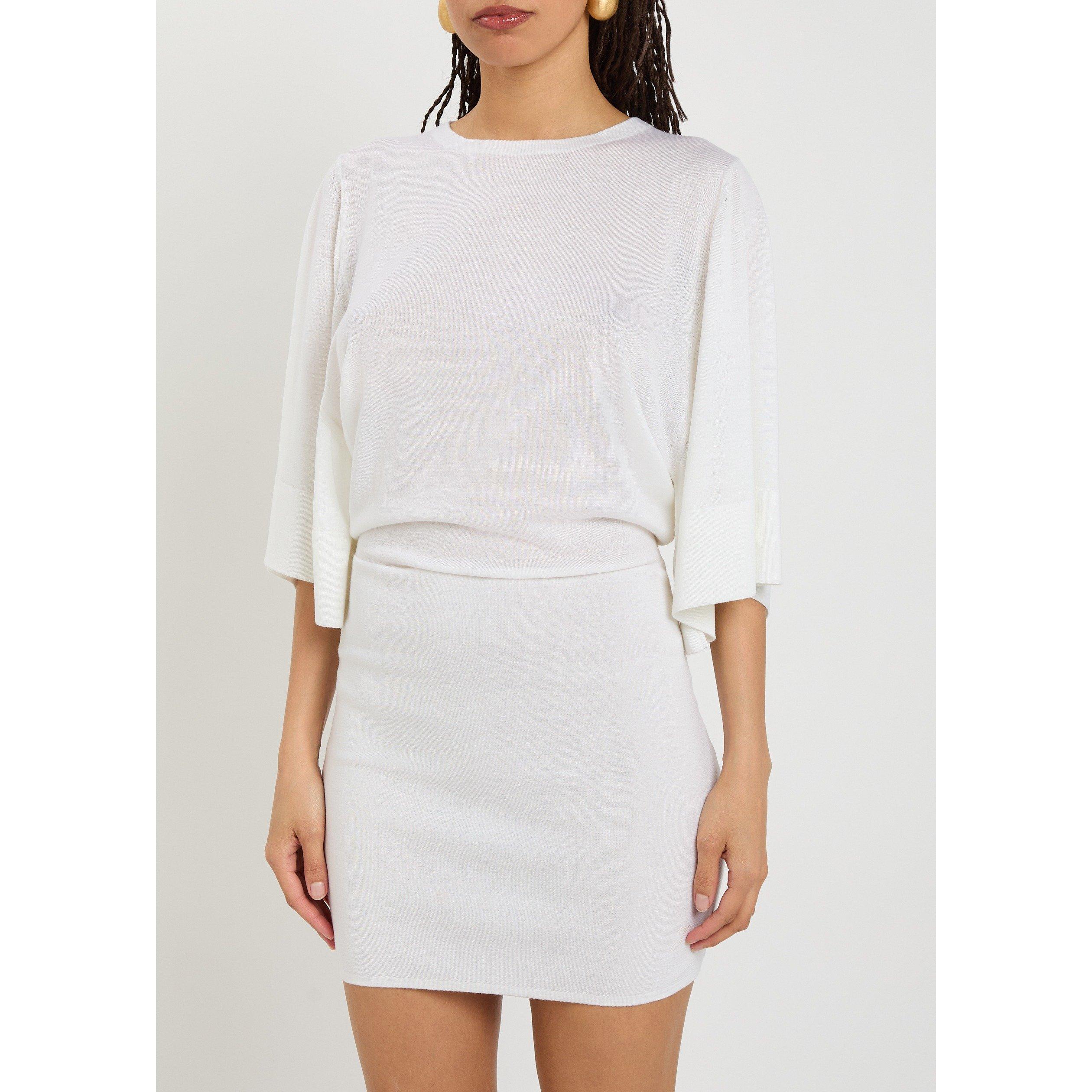 OFF WHITE - Jacquemus - LA ROBE MAILLE MANANCO - 2