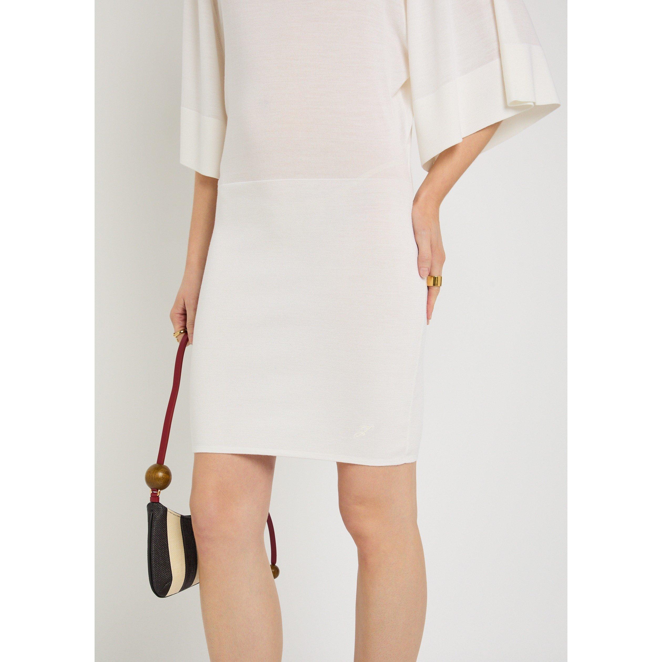 OFF WHITE - Jacquemus - LA ROBE MAILLE MANANCO - 4
