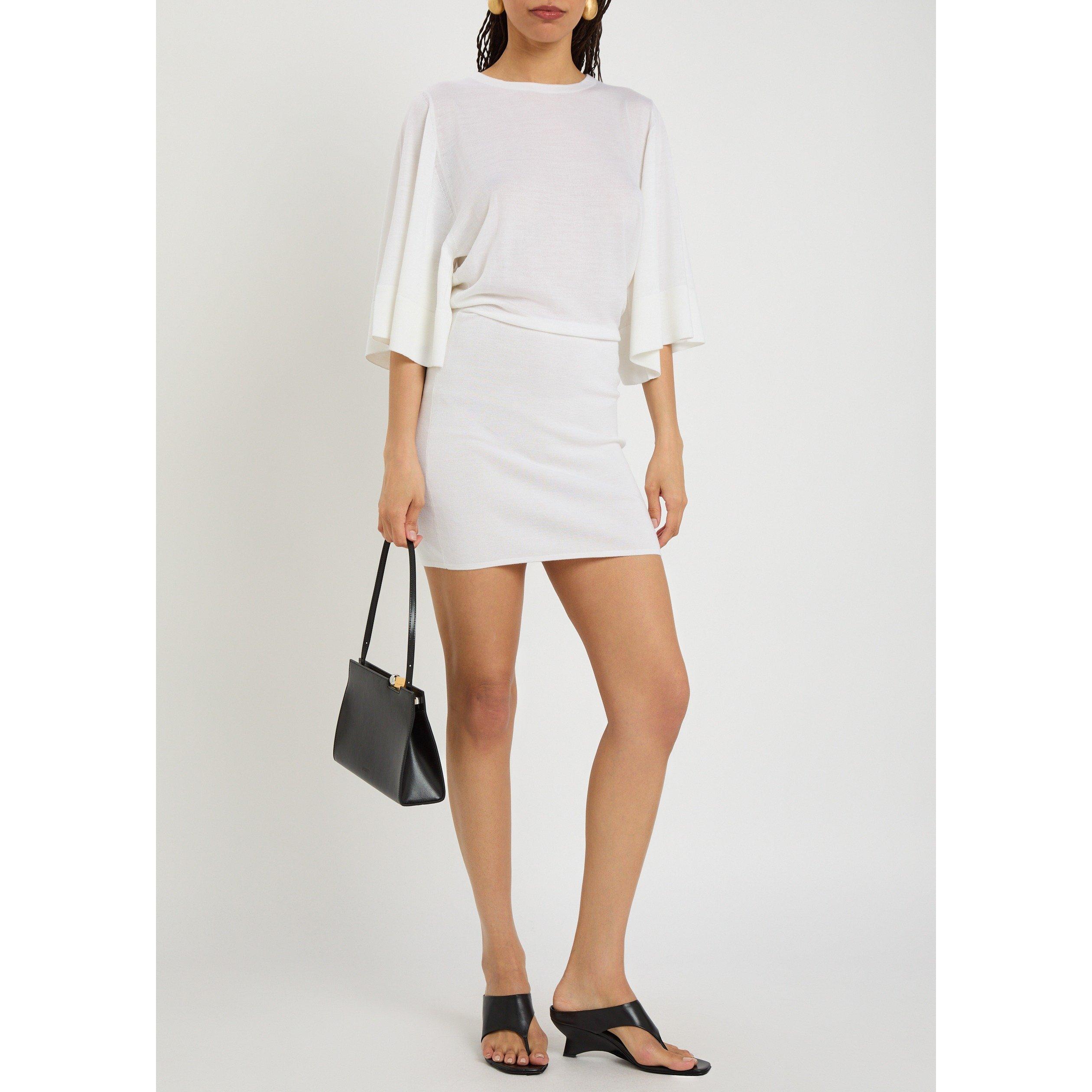 OFF WHITE - Jacquemus - LA ROBE MAILLE MANANCO - 5