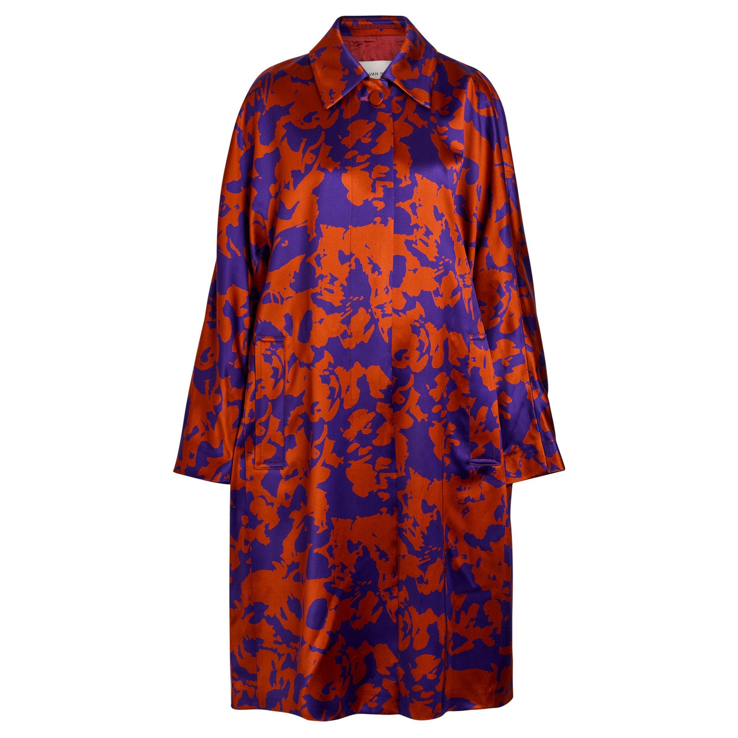 ORANGE - Dries Van Noten - Women's Roolsy Viscose Overcoat - 1