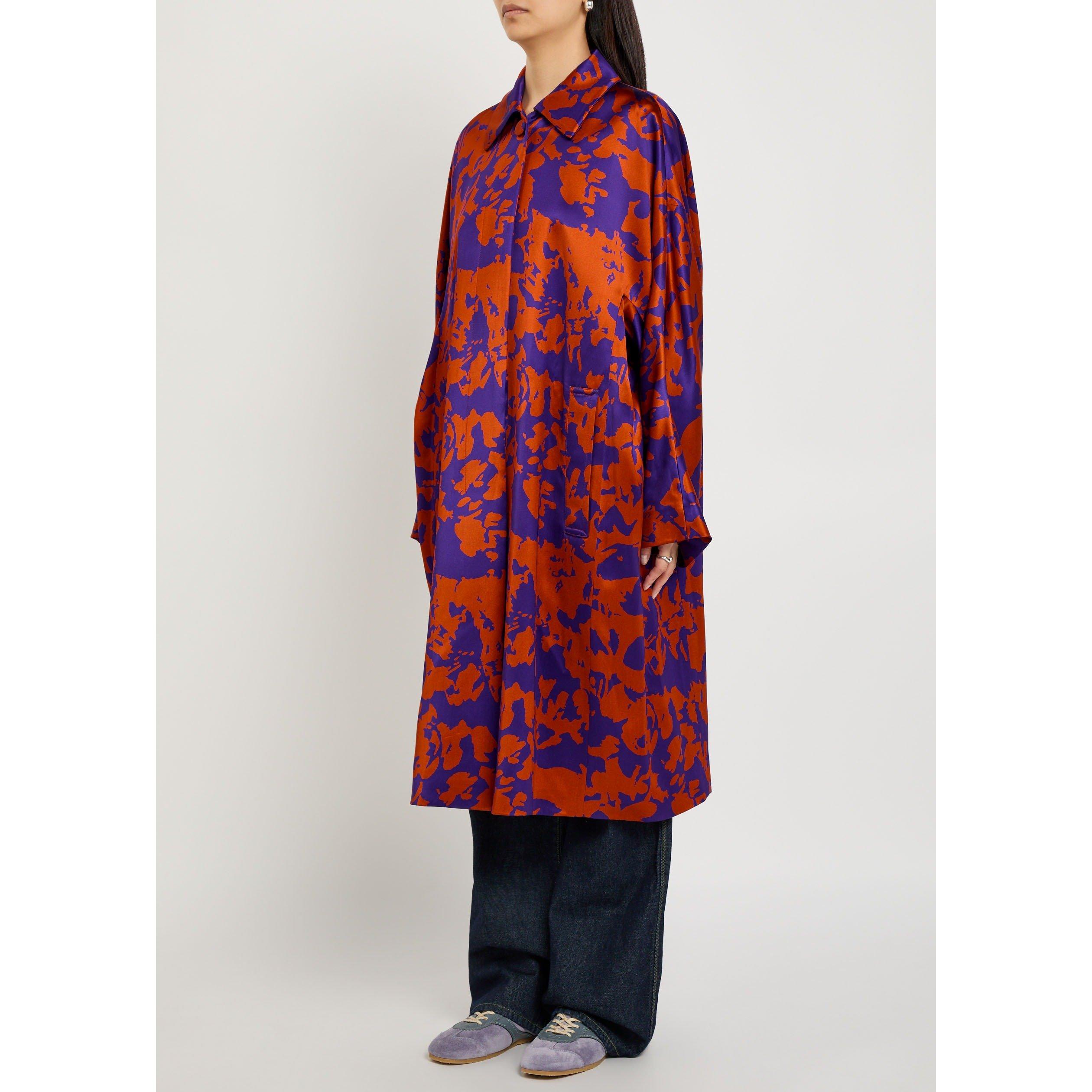 ORANGE - Dries Van Noten - Women's Roolsy Viscose Overcoat - 2