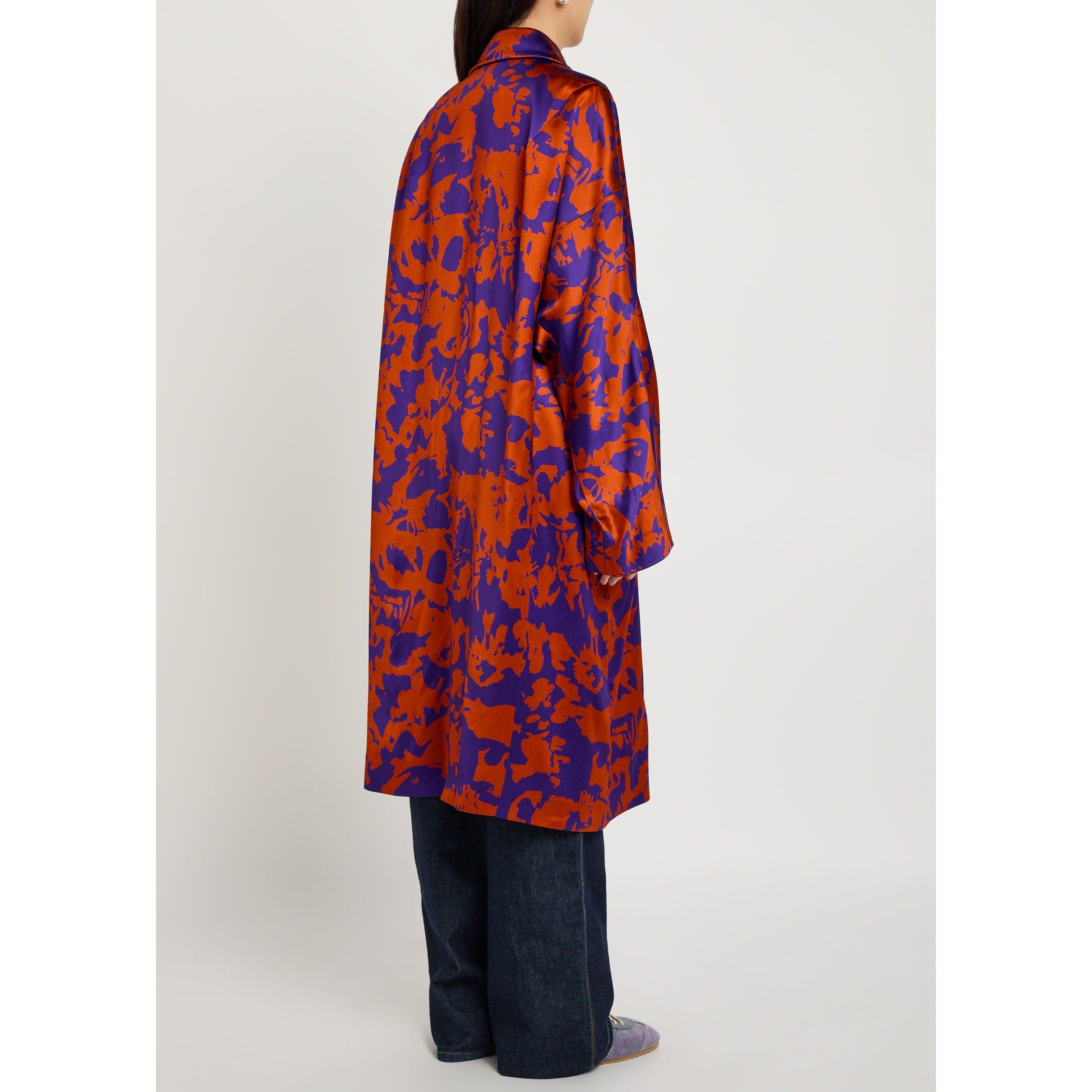 ORANGE - Dries Van Noten - Women's Roolsy Viscose Overcoat - 3
