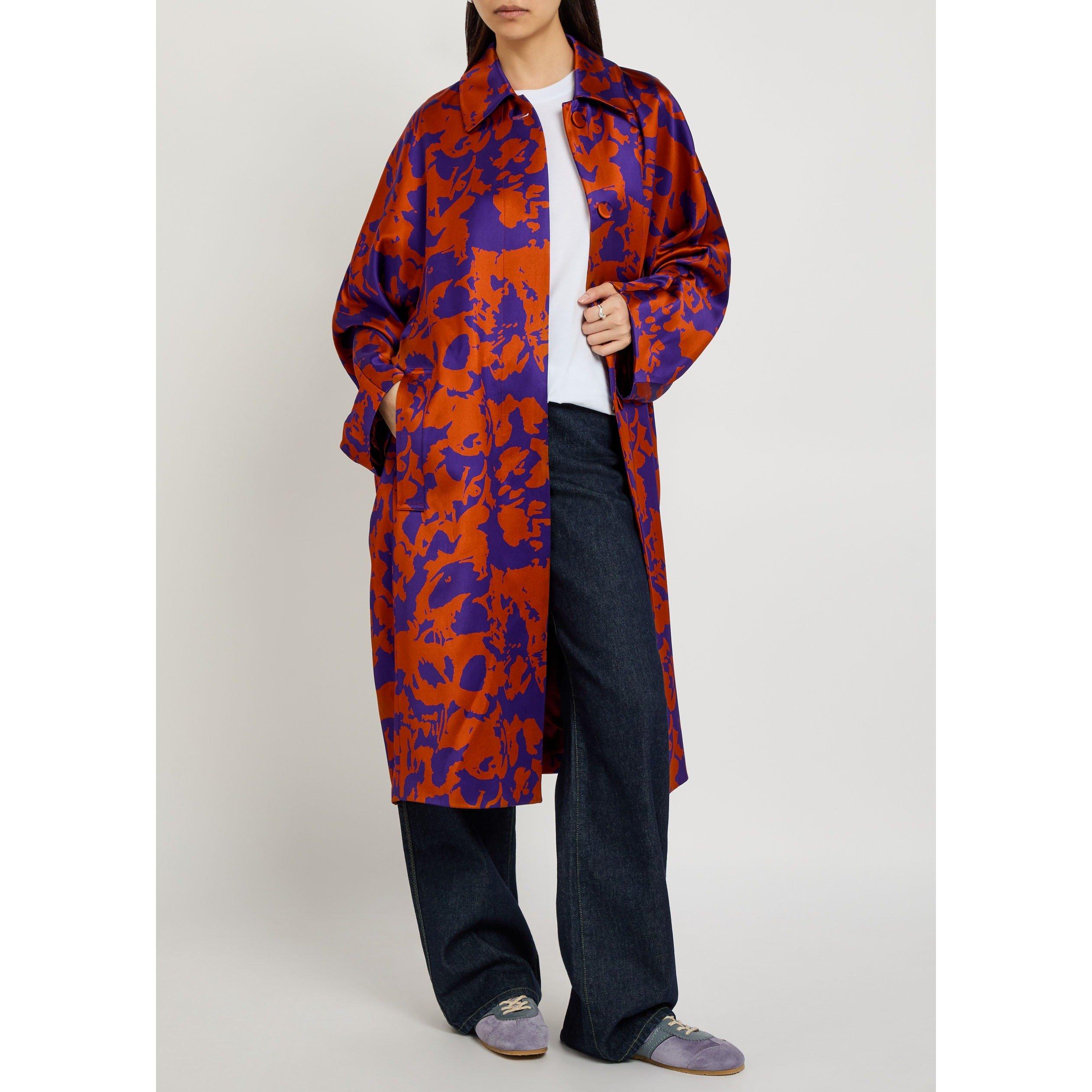 ORANGE - Dries Van Noten - Women's Roolsy Viscose Overcoat - 5