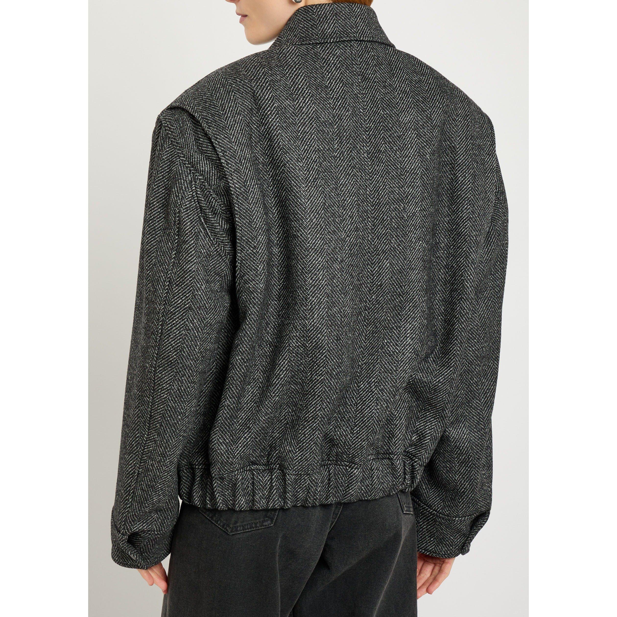 GREY - Stella McCartney - HERRINGBONE JACKET - 3
