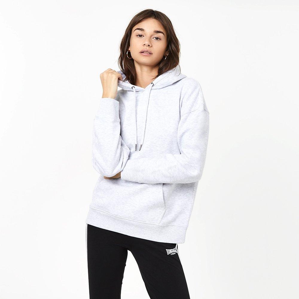 Grey Marl - Lonsdale - Classic Heritage Lonsdale Hoodie - 1