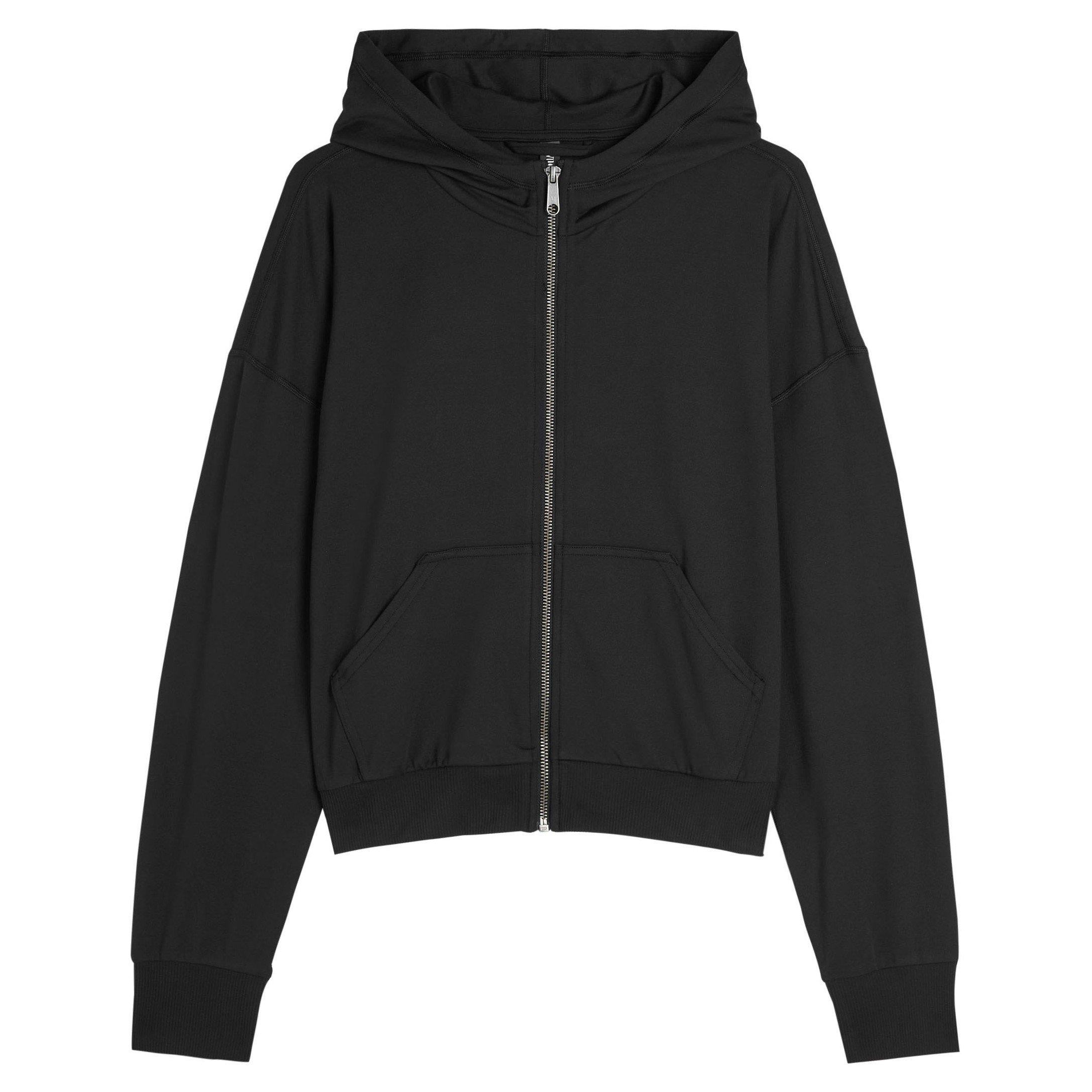 BLACK - Vuori - HD HALO MODERN FULL ZIP HOODIE