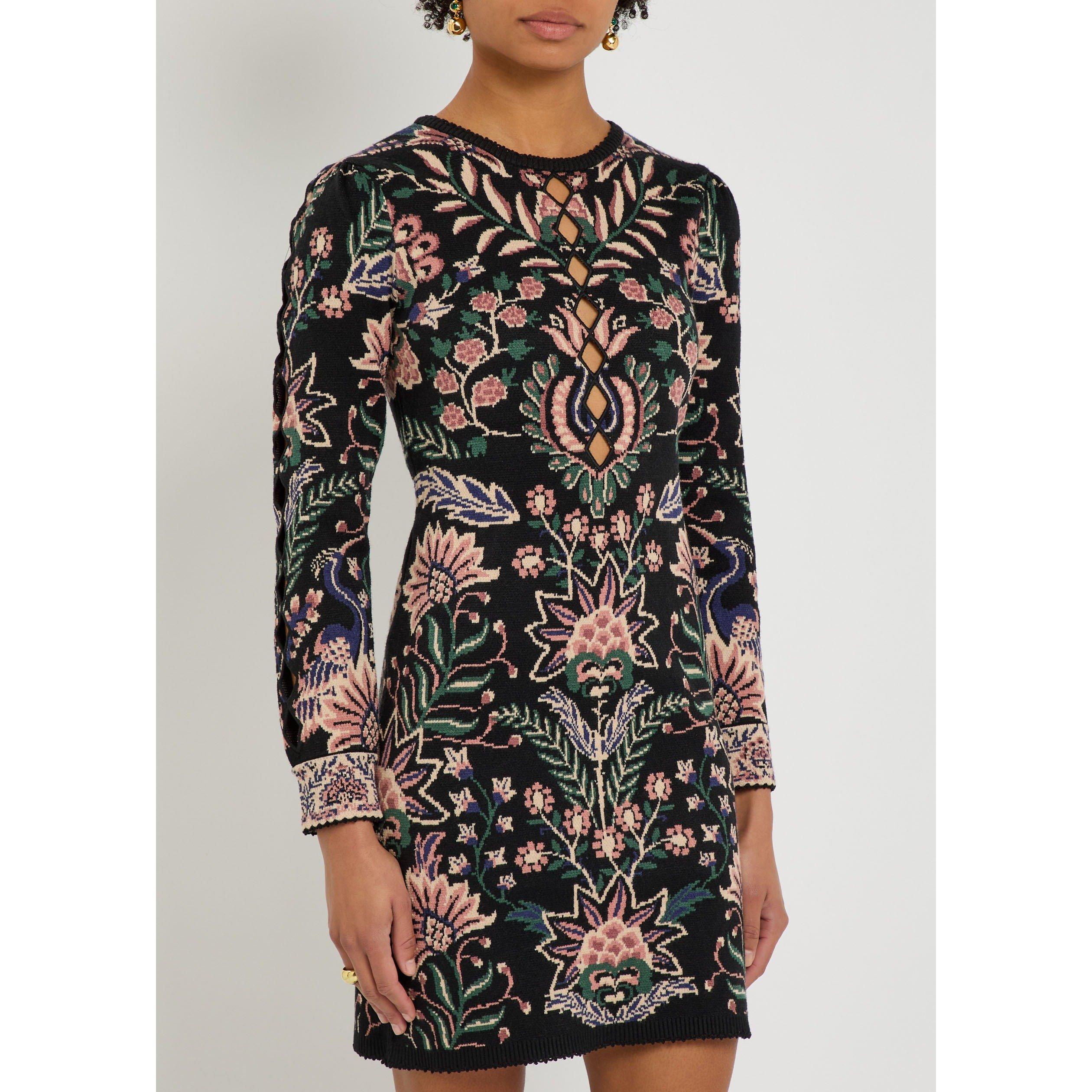 BLACK AND OTHER - FARM Rio - SD MARVELOUS GARDEN KNIT DRESS - 2