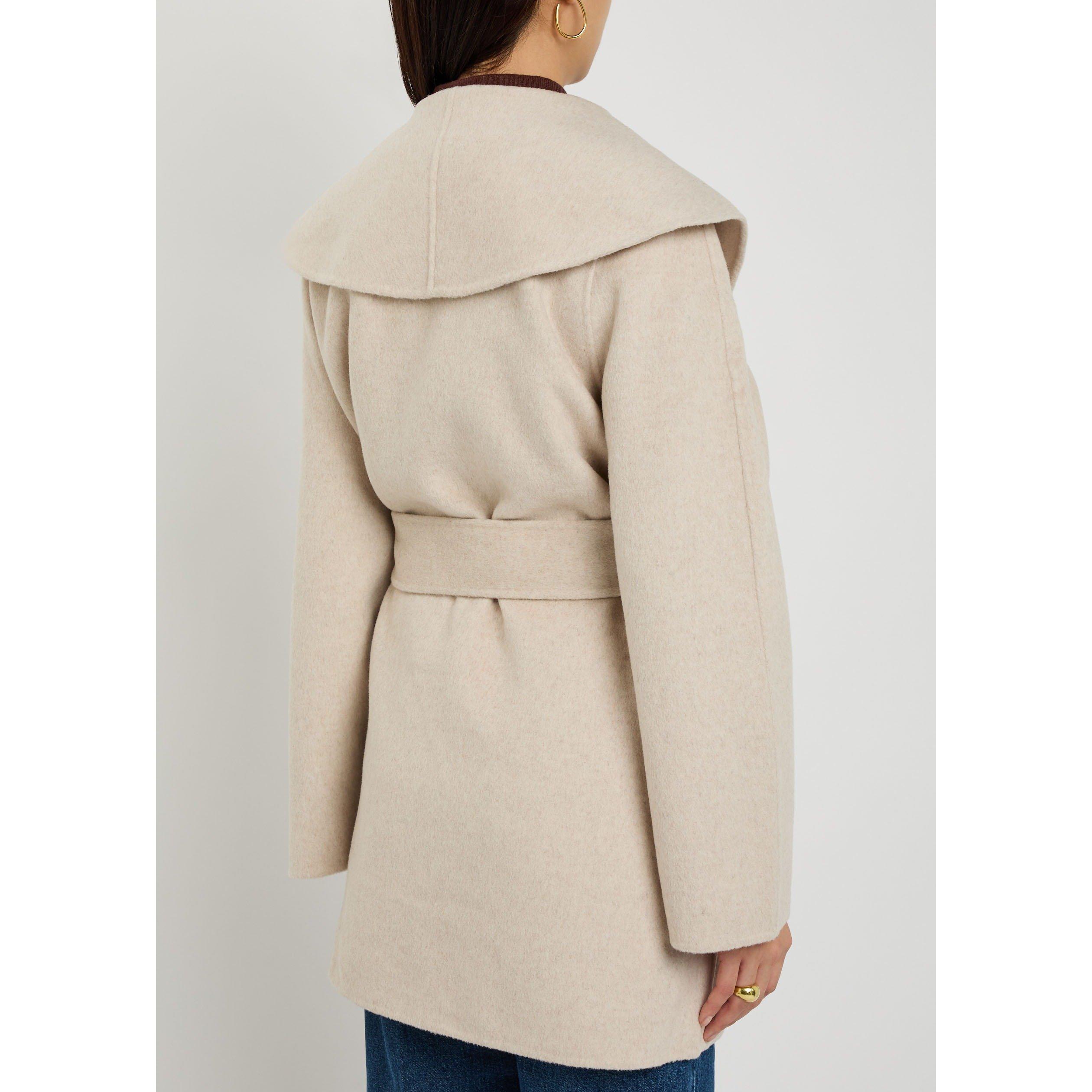 CREAM - Varley - Women's Edgemere Wrap Wool Overcoat - 3