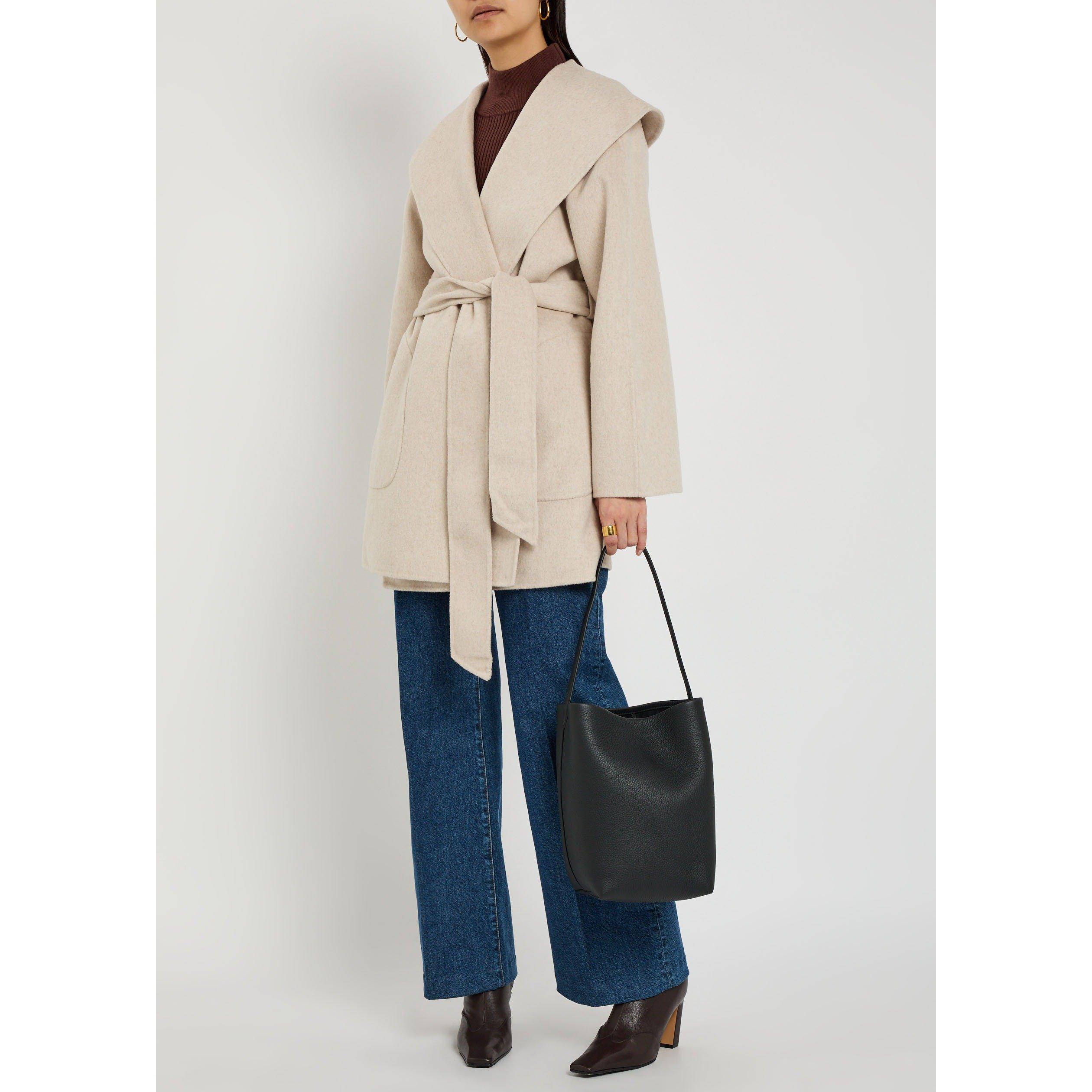 CREAM - Varley - Women's Edgemere Wrap Wool Overcoat - 5