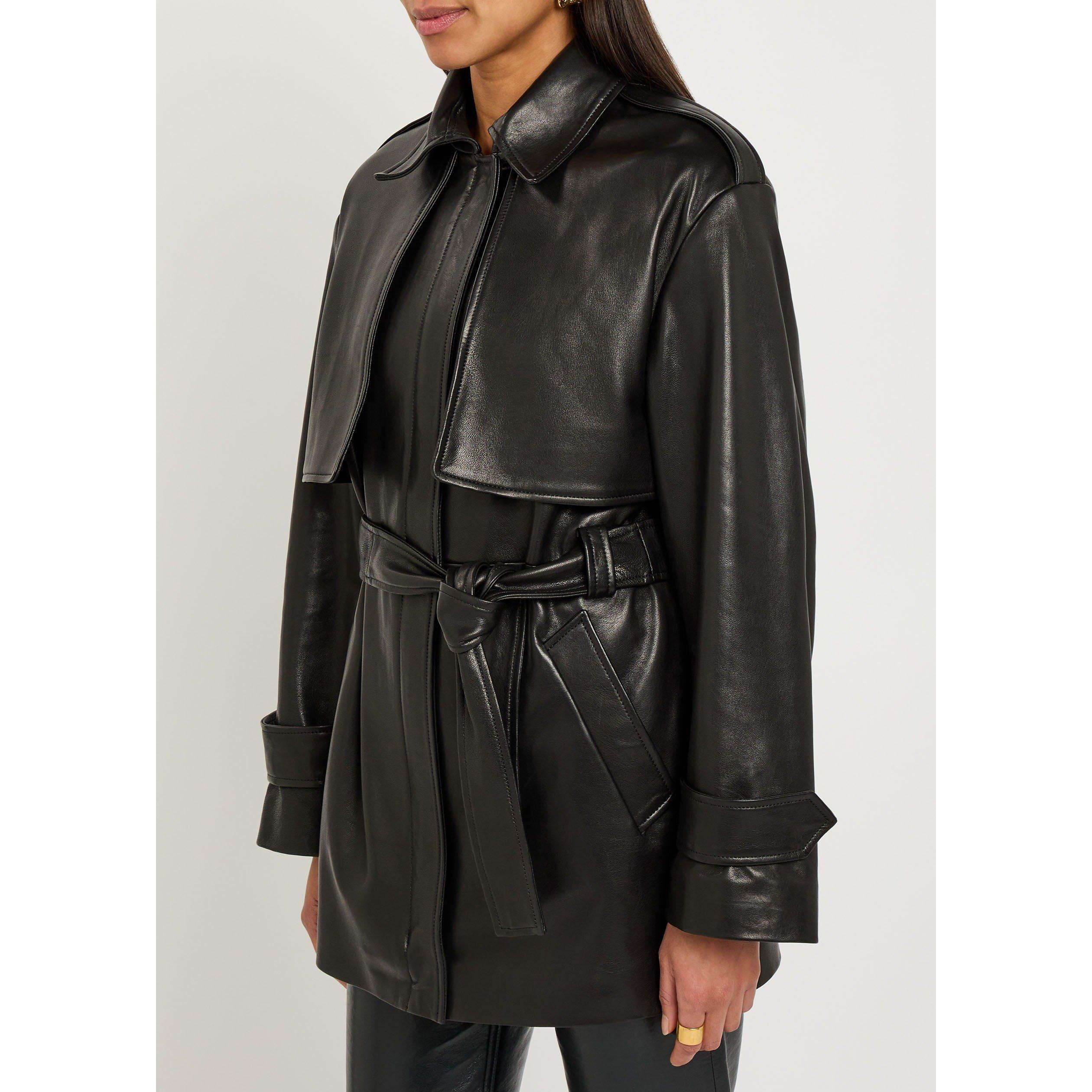 BLACK - Nour Hammour - J PRIYA LEATHER JACKET - 2