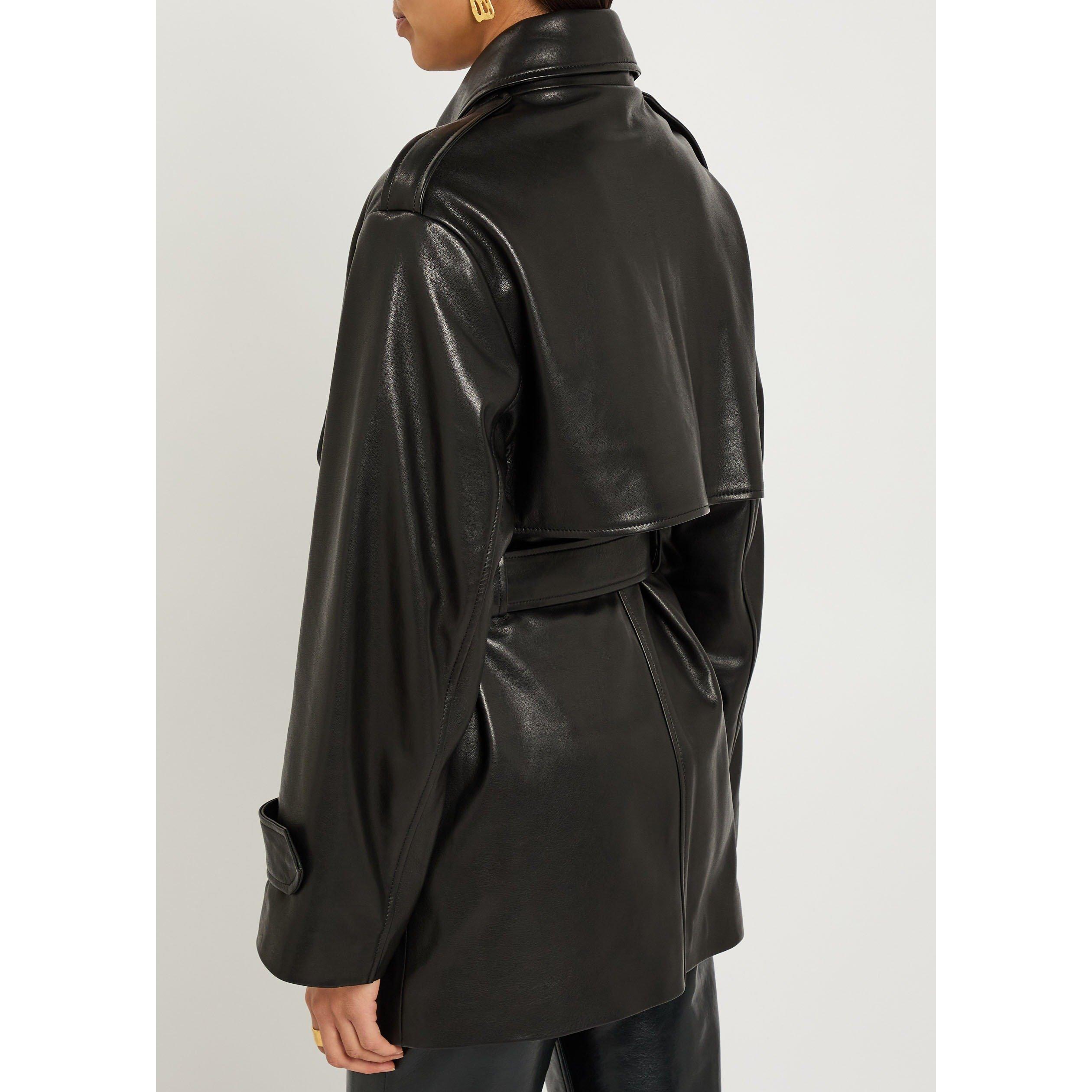 BLACK - Nour Hammour - J PRIYA LEATHER JACKET - 3