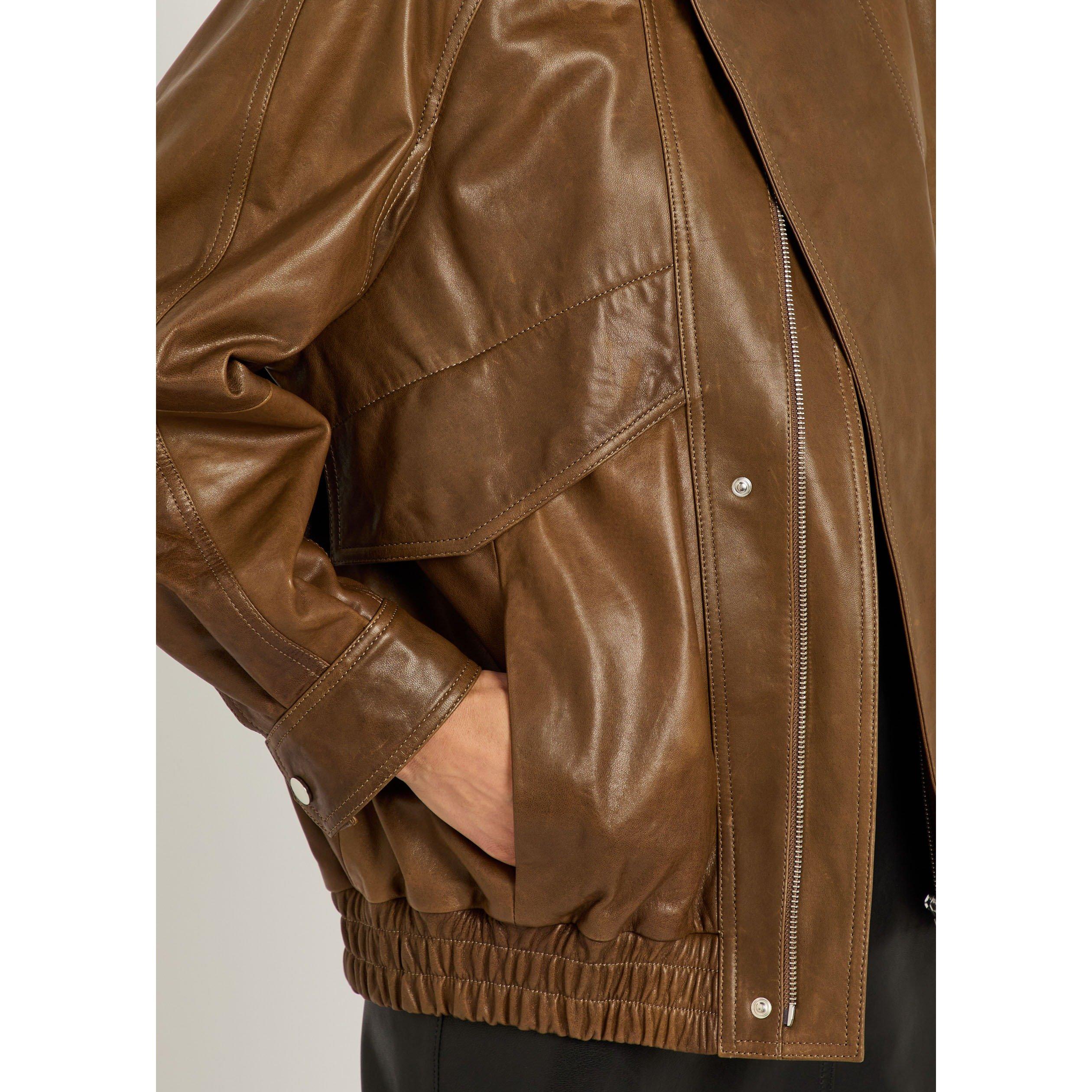 NO COLOUR - Nour Hammour - J LS ARITE LEATHER RELAXED BOM - 4