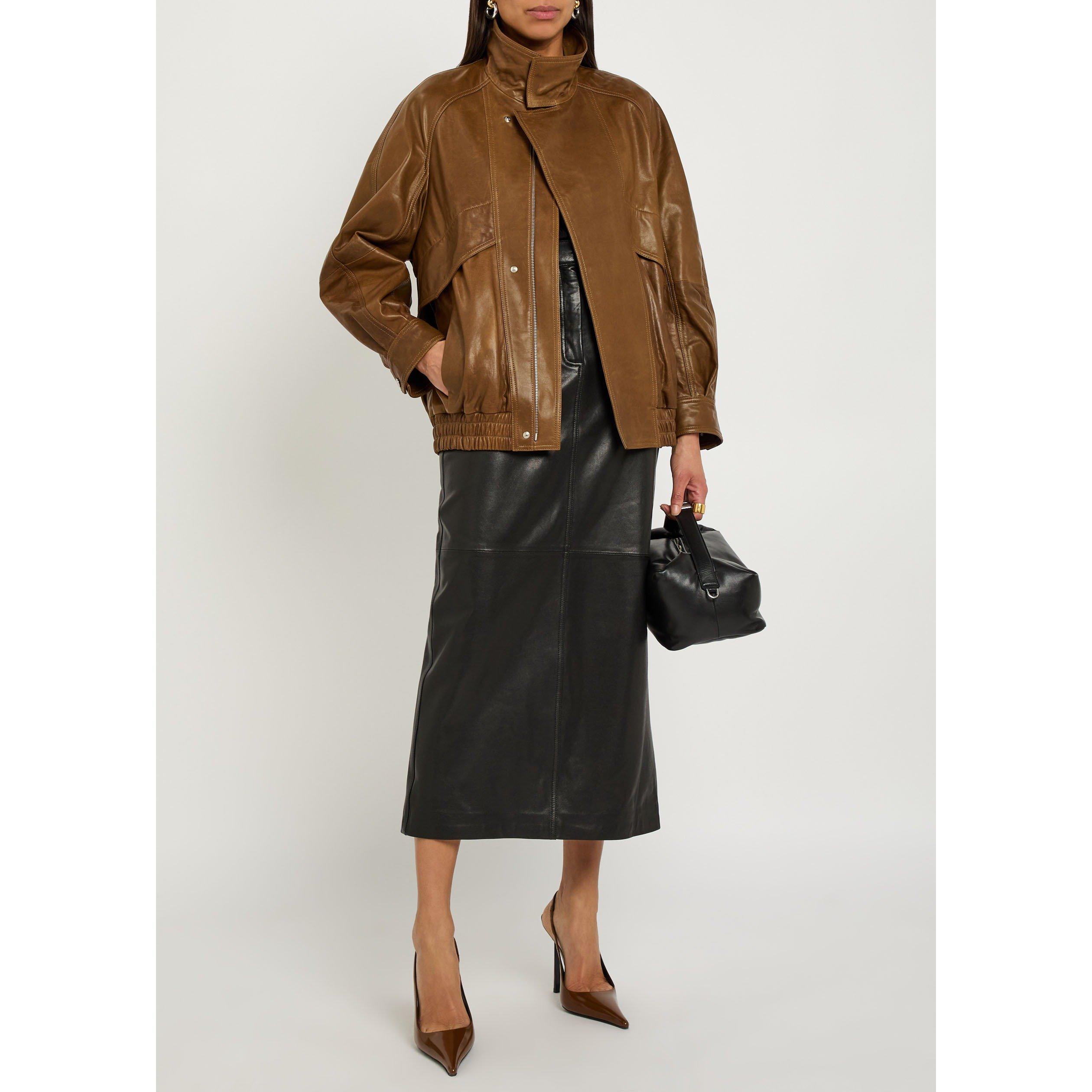 NO COLOUR - Nour Hammour - J LS ARITE LEATHER RELAXED BOM - 5