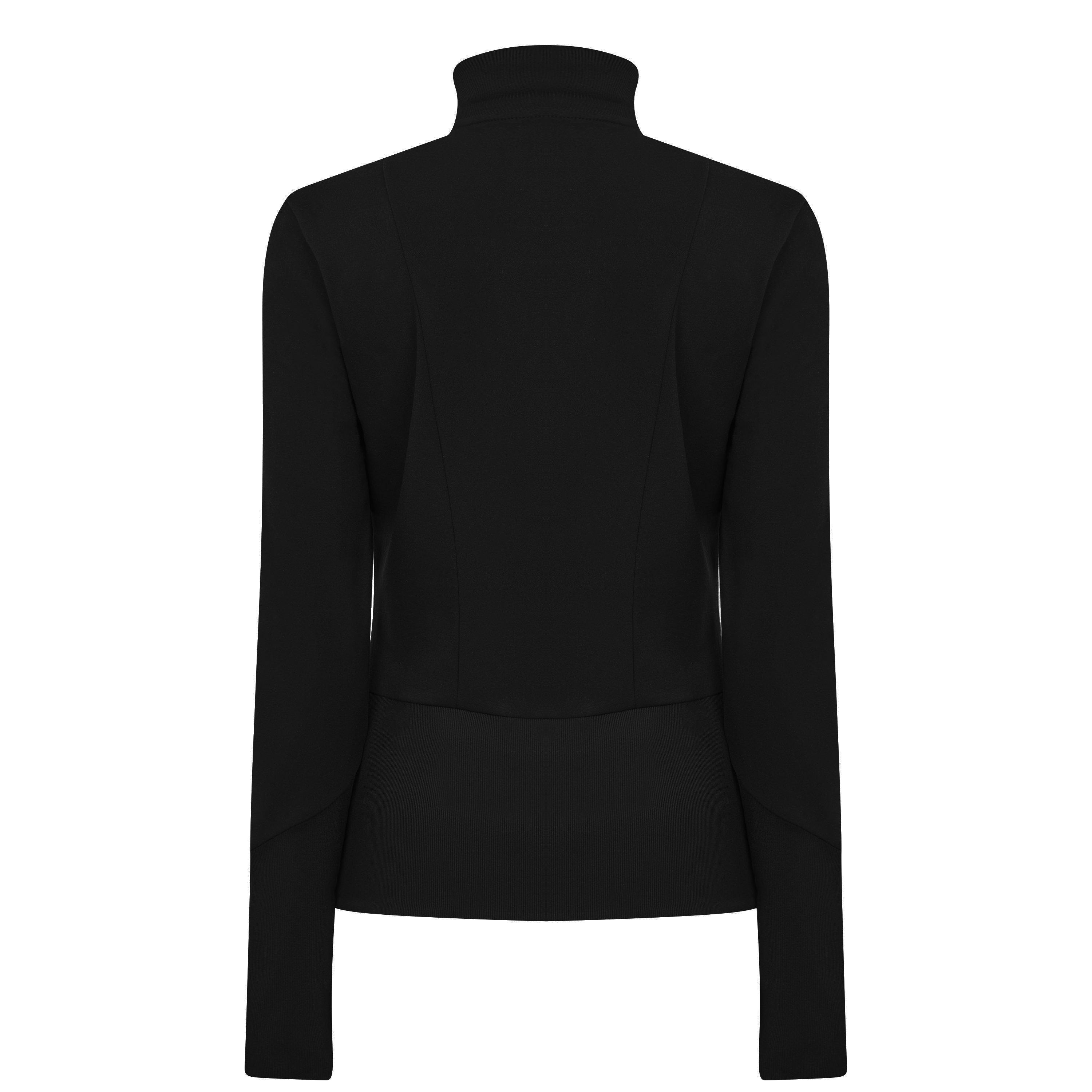 Black - Varley - Women's Maywood Water Resistant Long Sleeve Performance Training Jacket - 8