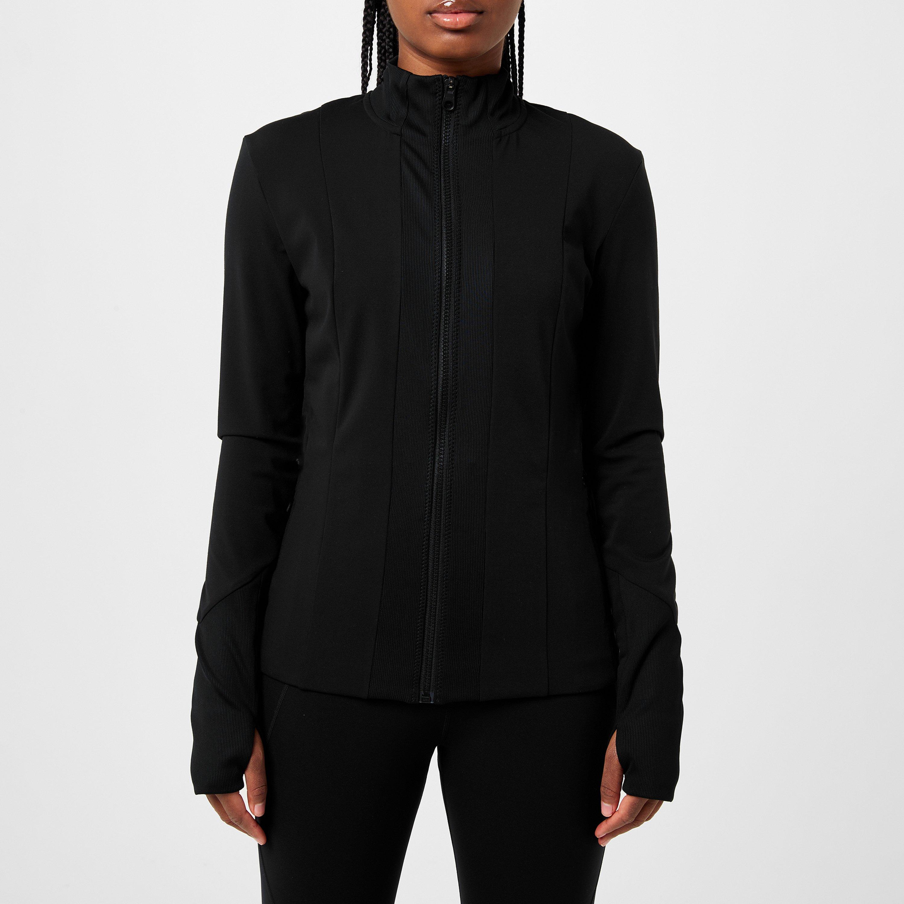 Black - Varley - Women's Maywood Water Resistant Long Sleeve Performance Training Jacket - 3