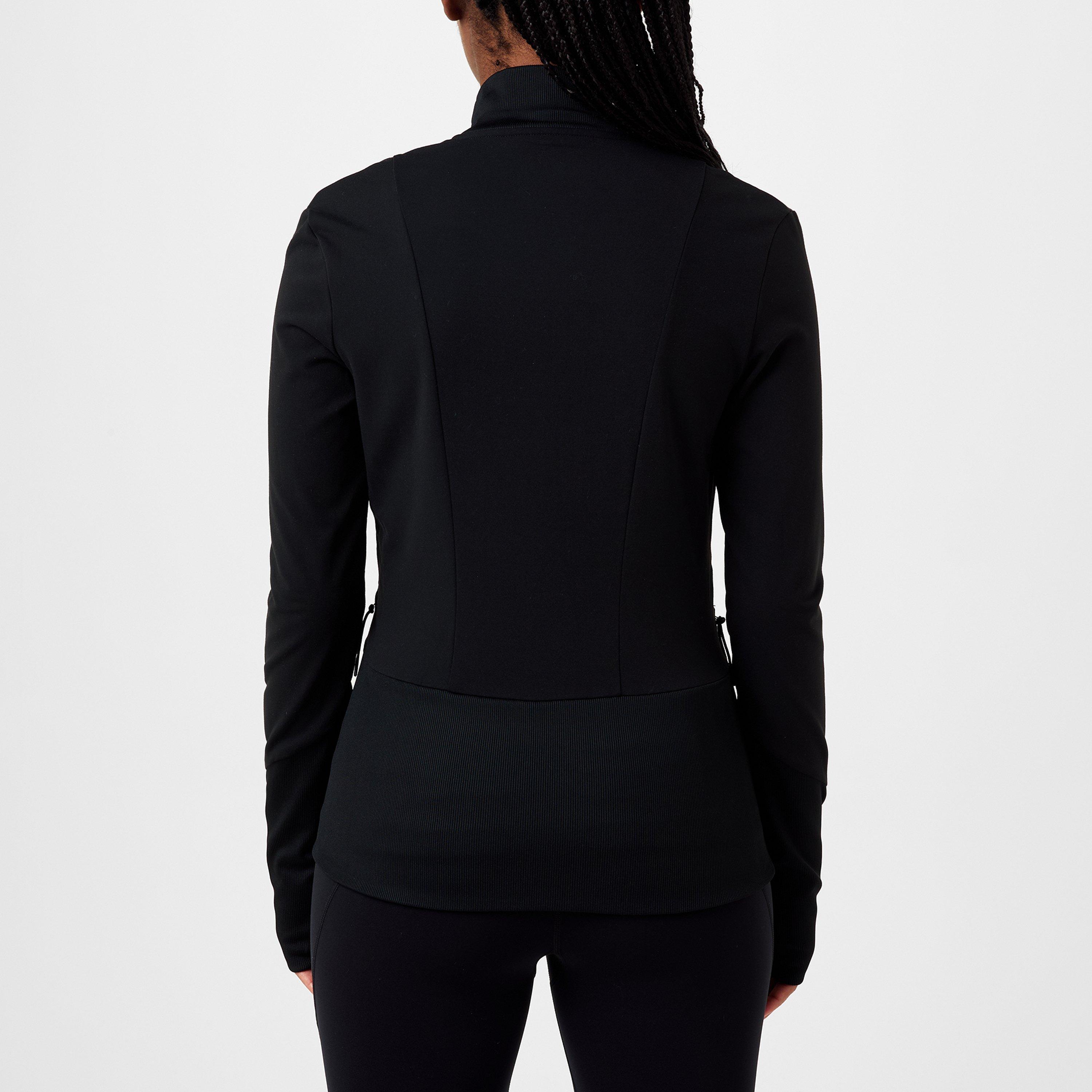Black - Varley - Women's Maywood Water Resistant Long Sleeve Performance Training Jacket - 4