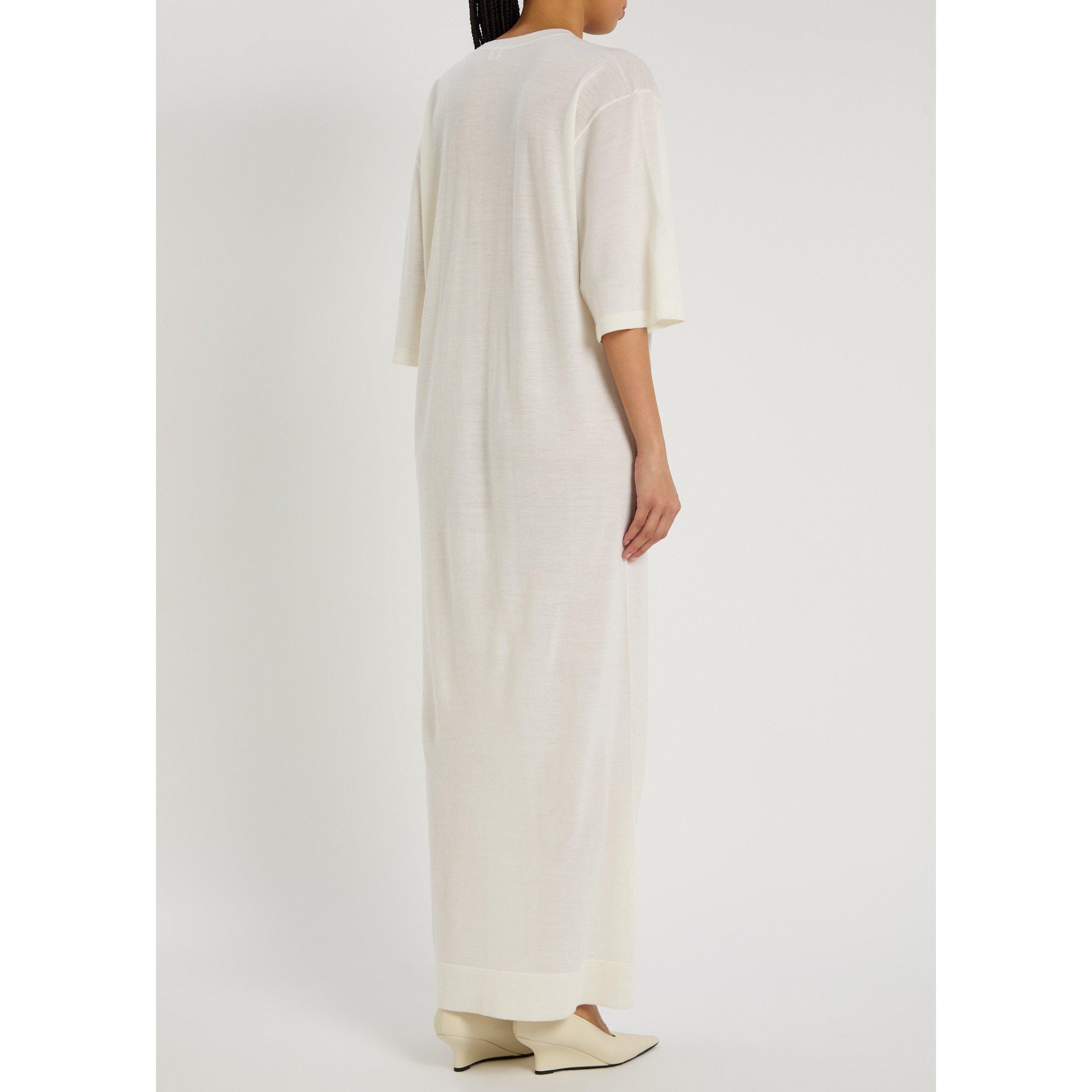 ECRU - Toteme - MERINO KNIT TEE DRESS - 3