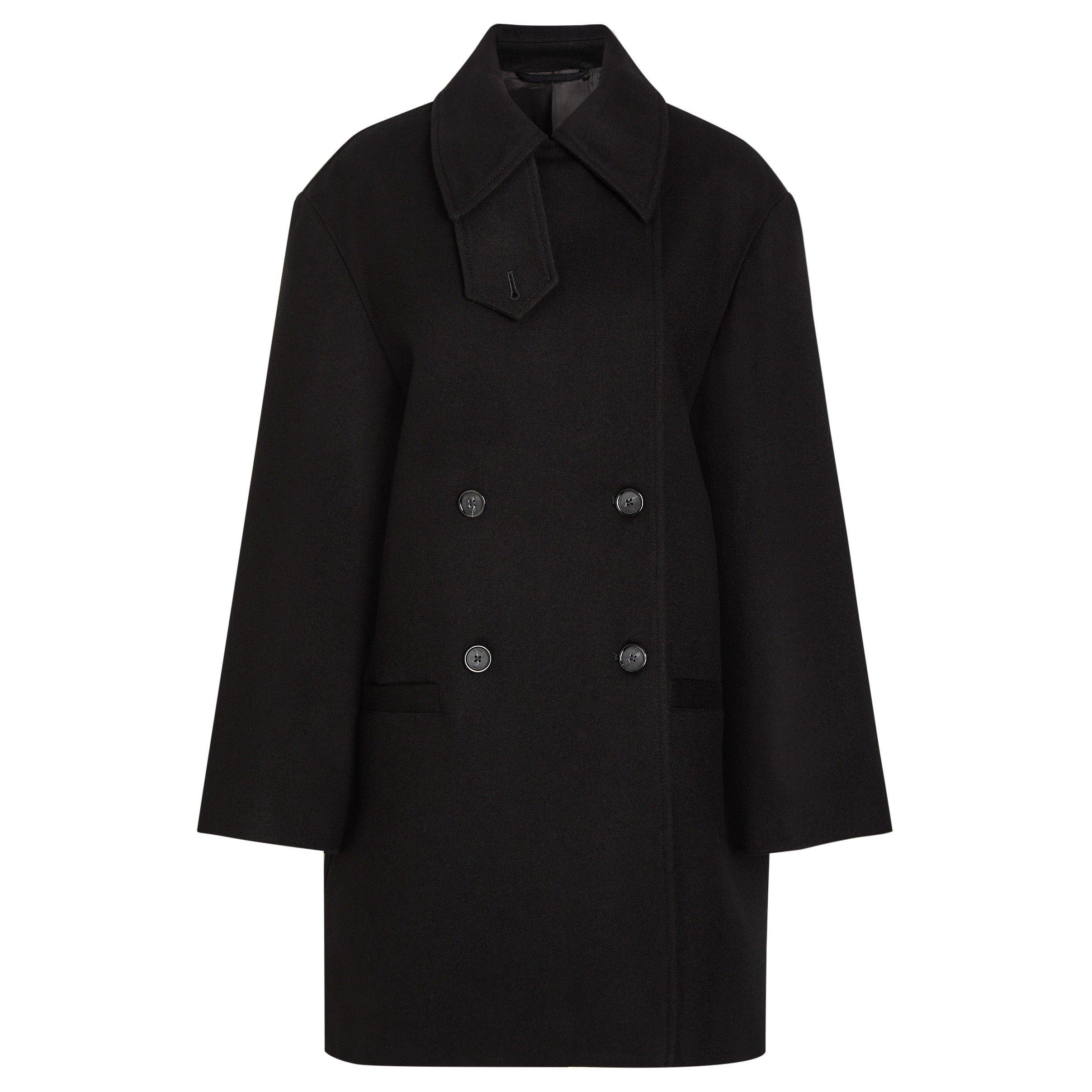BLACK - Toteme - BROAD PEACOAT