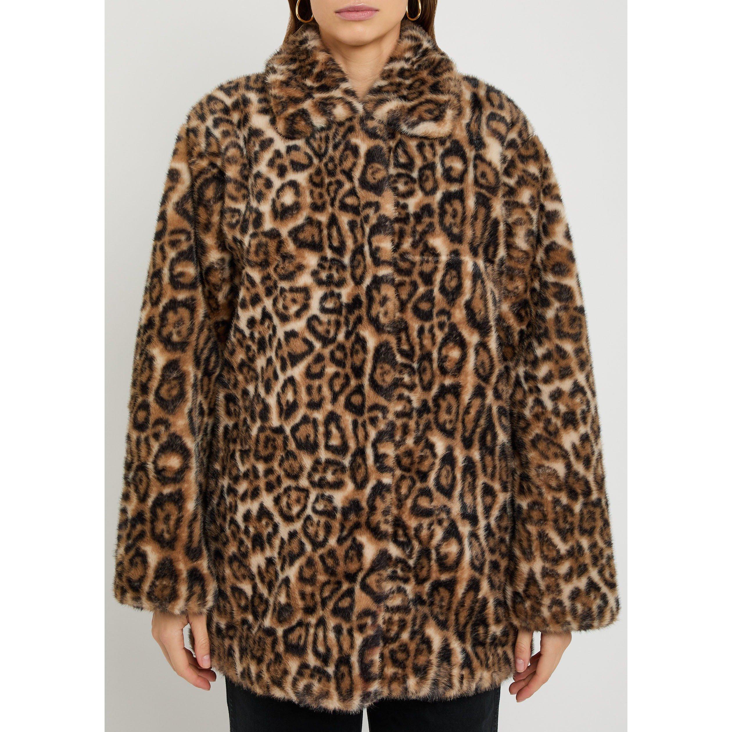 LEOPARD - Reformation - C Sable Faux Fur Coat - 2