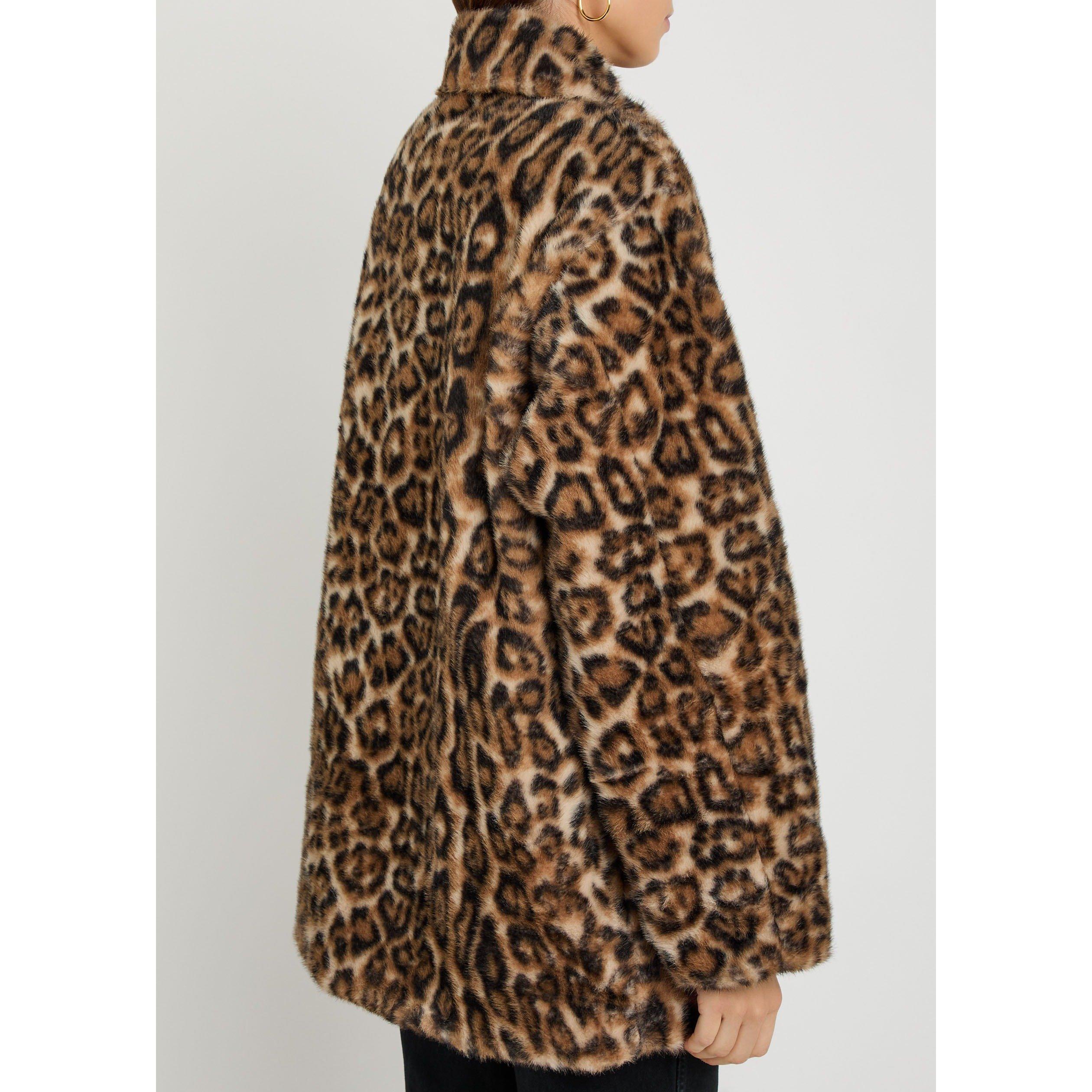 LEOPARD - Reformation - C Sable Faux Fur Coat - 3