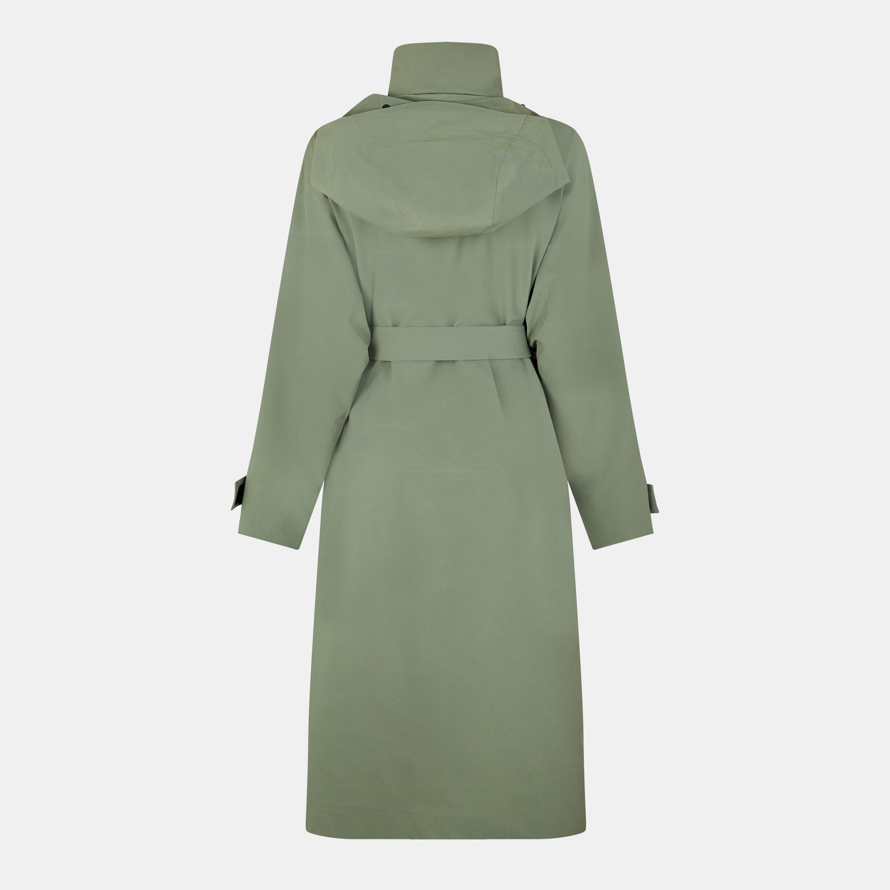 Khaki - Lacoste - Long Oversized Water-Repellent Parka - 2