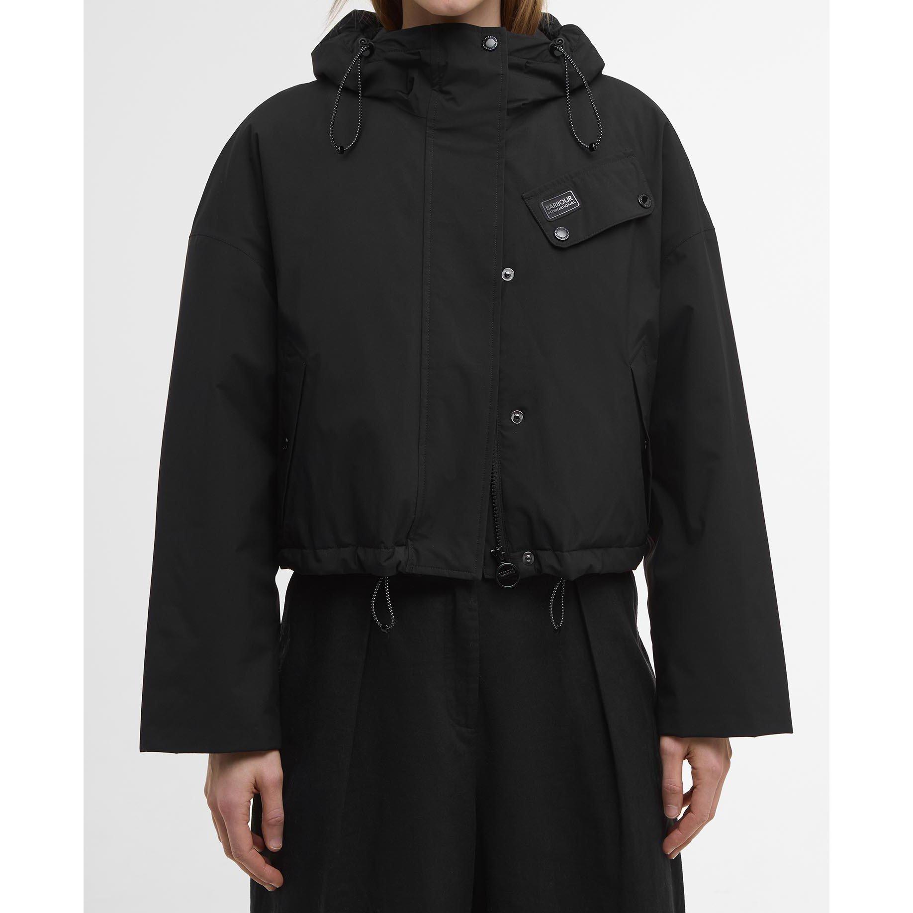 Barbour International | Atlanta Cropped Waterproof Jacket | Rain